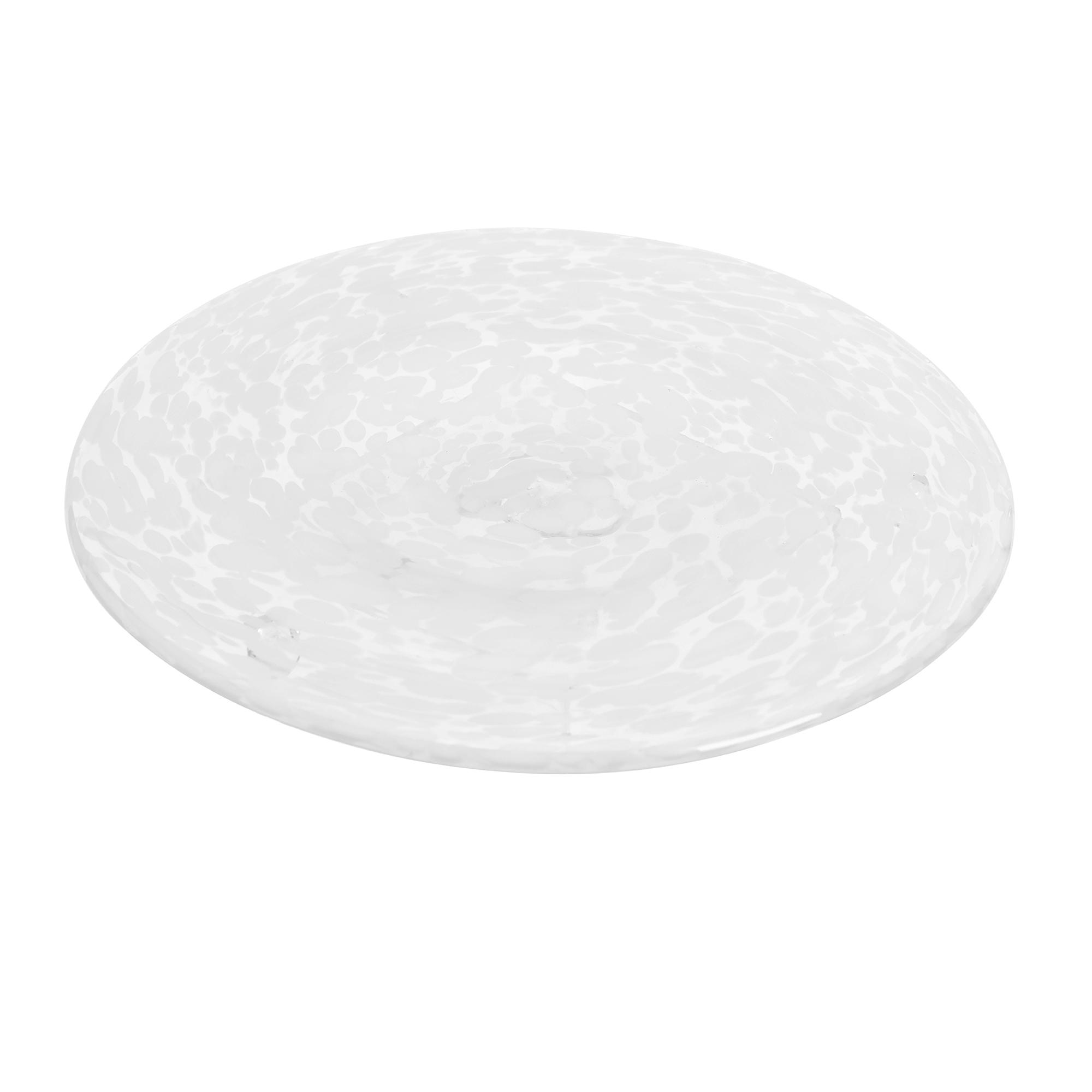 Habitat Confetti Candle Plate - White