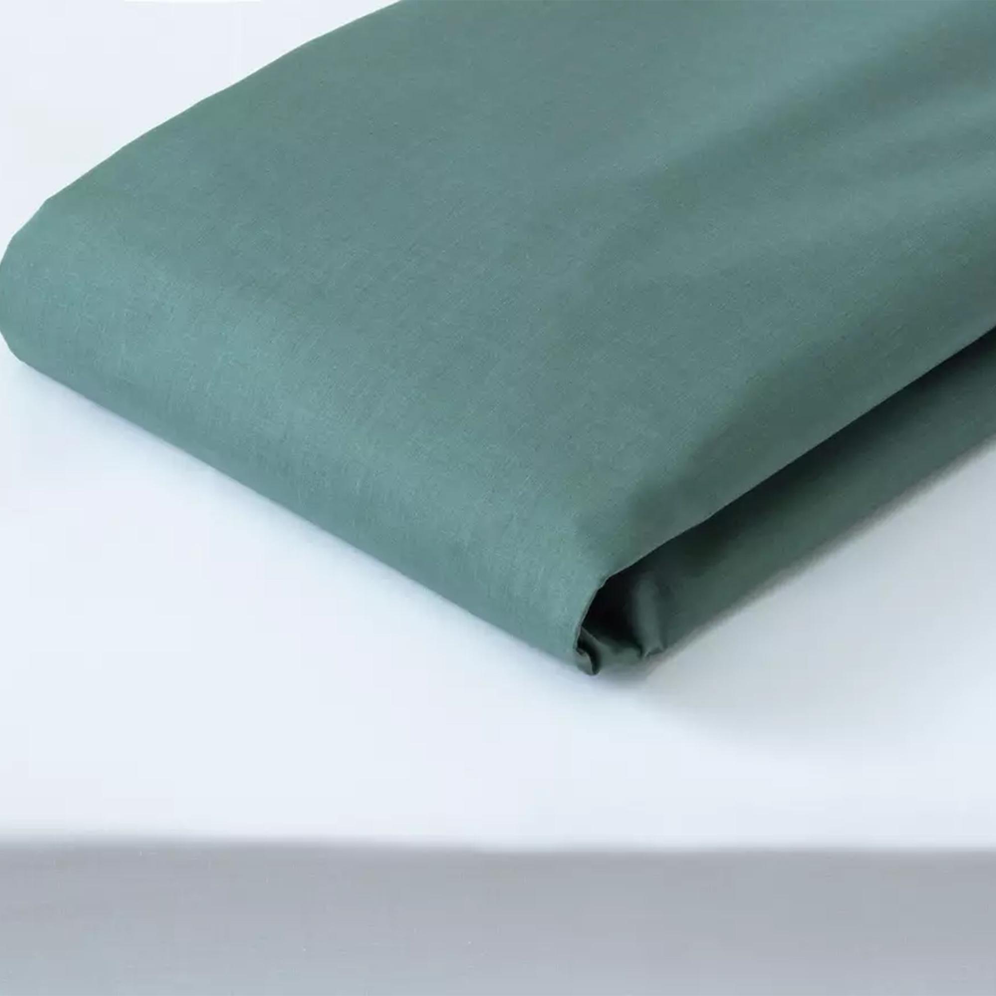 Habitat Cotton Rich 180 TC Dove Grey Fitted Sheet thumbnail 2