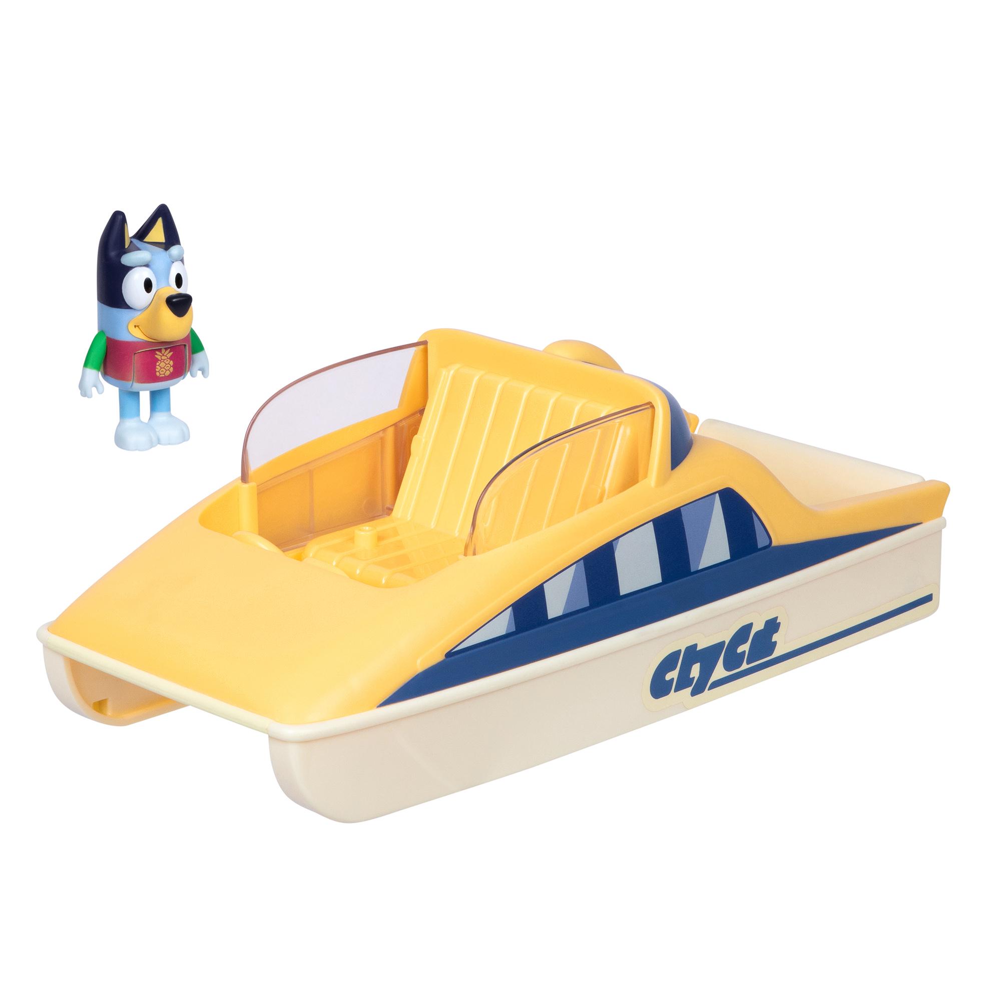 Bluey Citycat Boat Playst Colour Change Figure