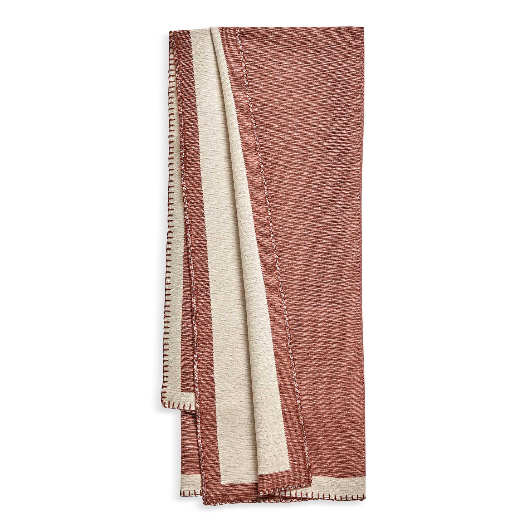 Habitat Autumn Blanket Stitch Throw - 125x150