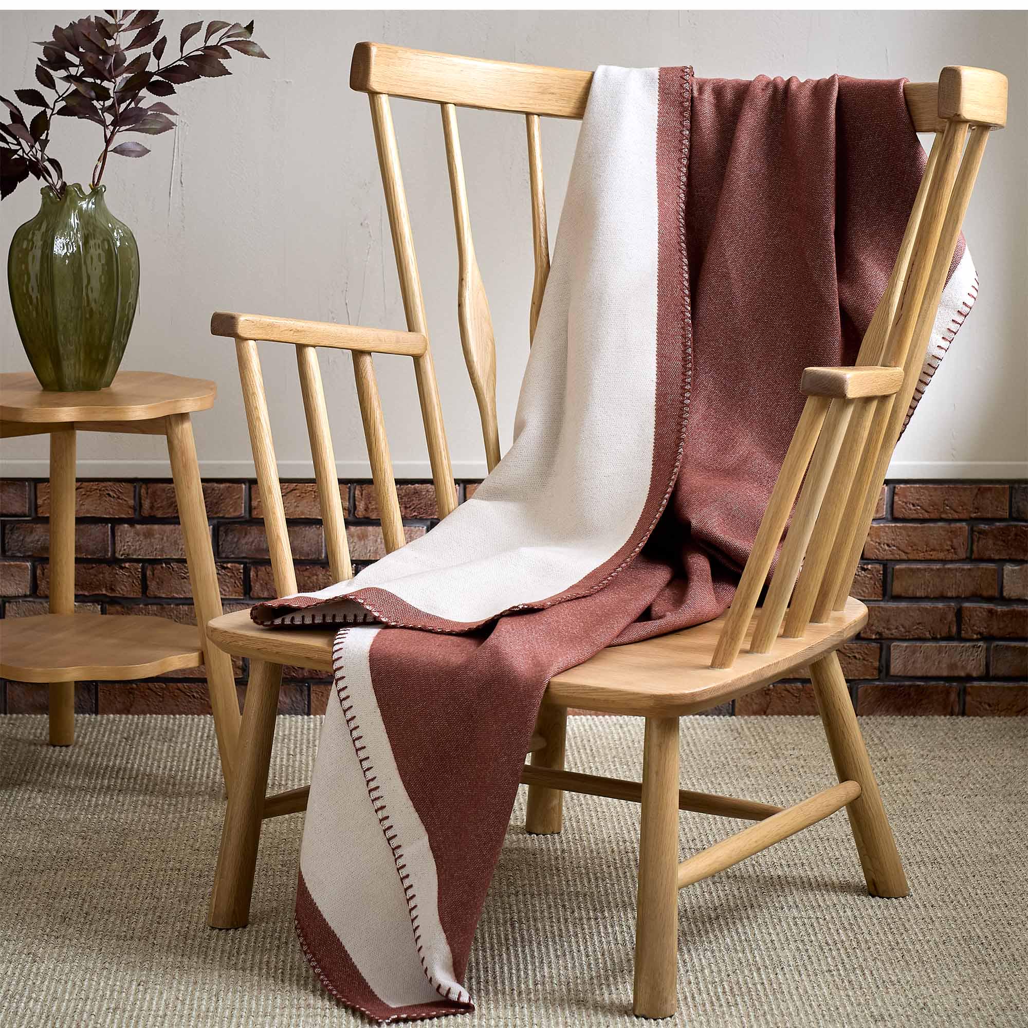 Habitat Autumn Blanket Stitch Throw - 125x150 thumbnail 2
