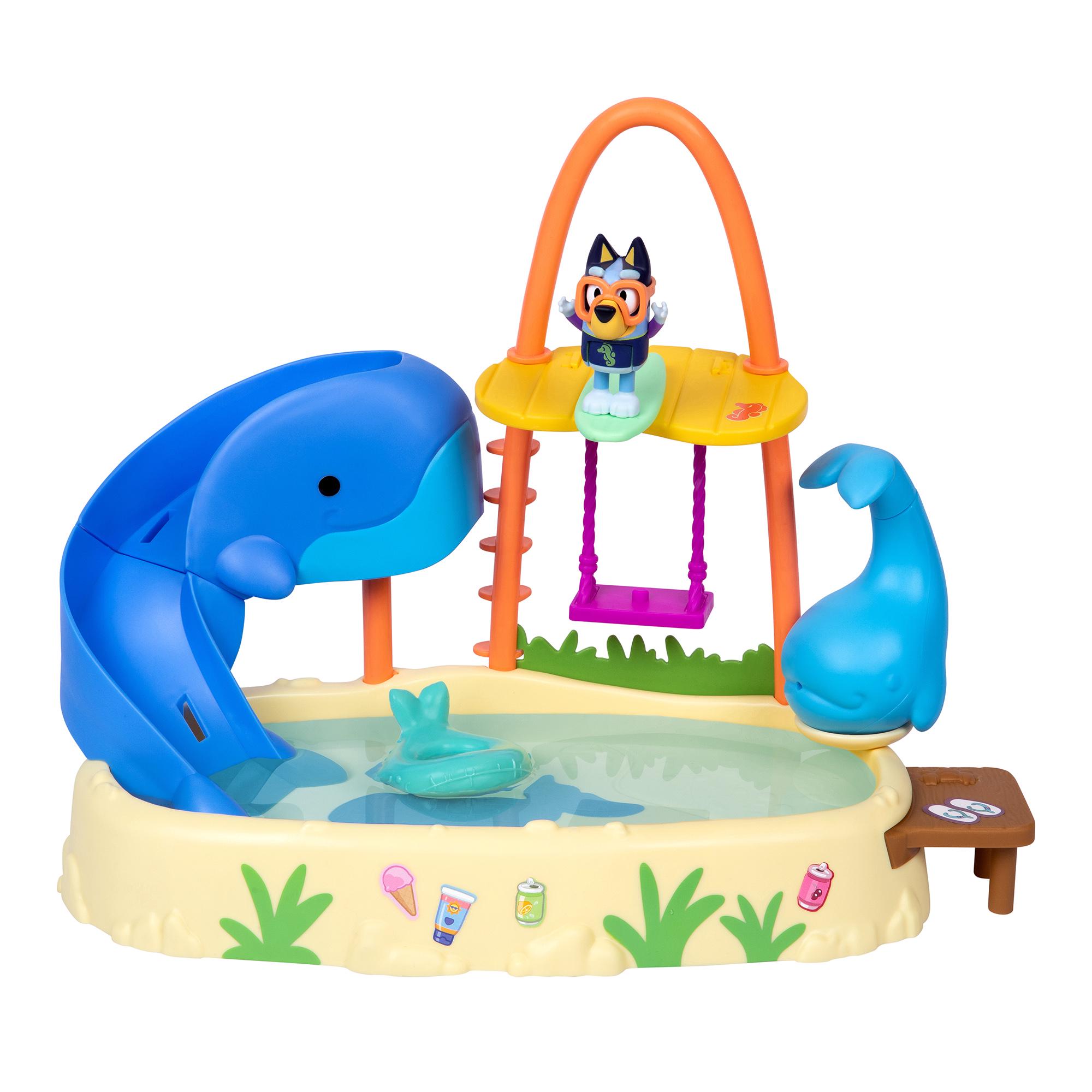 Bluey Whale Water Park Playset