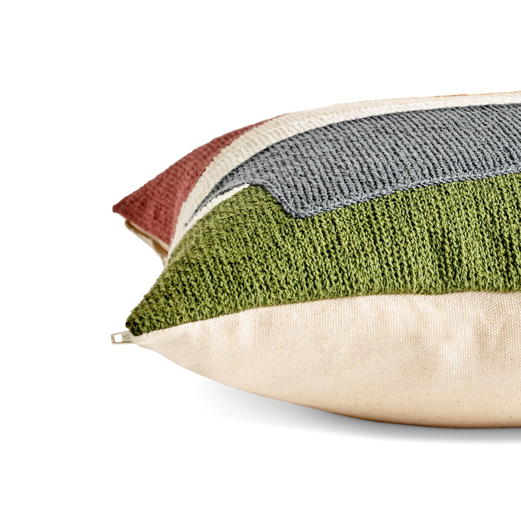Habitat Autumn Abstract Crewel Cushion - 43x43 thumbnail 5