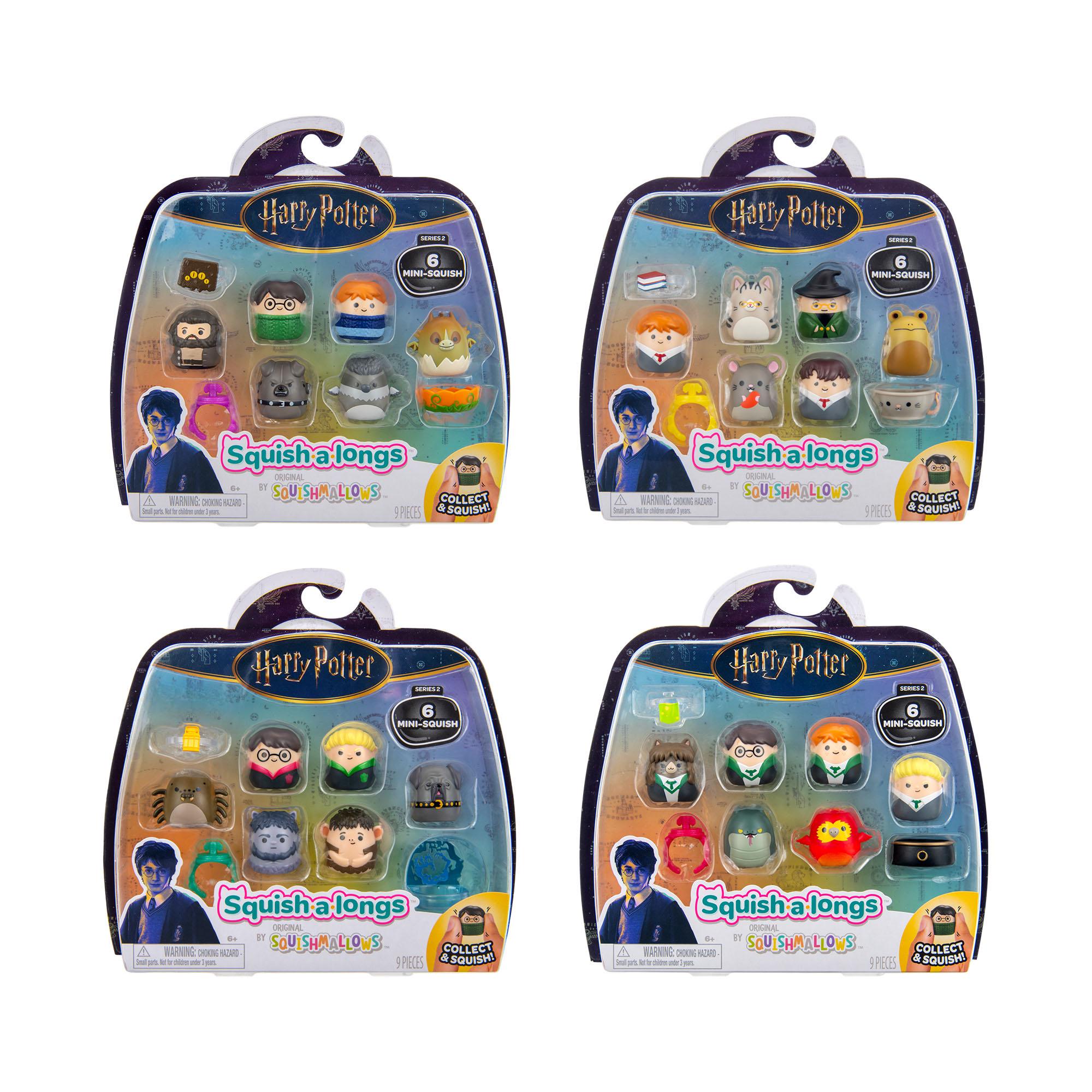 Squish-a-longs Pack of 6 Harry Potter Mini-Squish Accessory Set