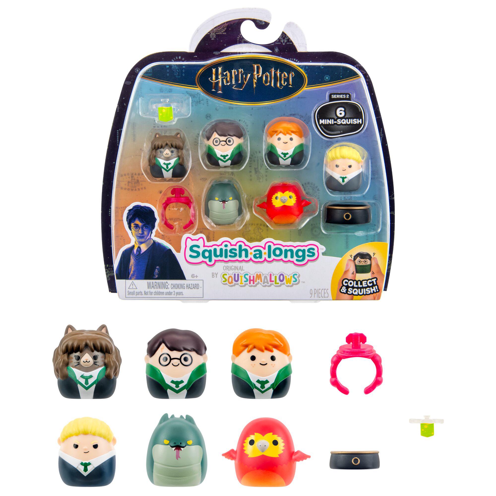 Squish-a-longs Pack of 6 Harry Potter Mini-Squish Accessory Set thumbnail 2