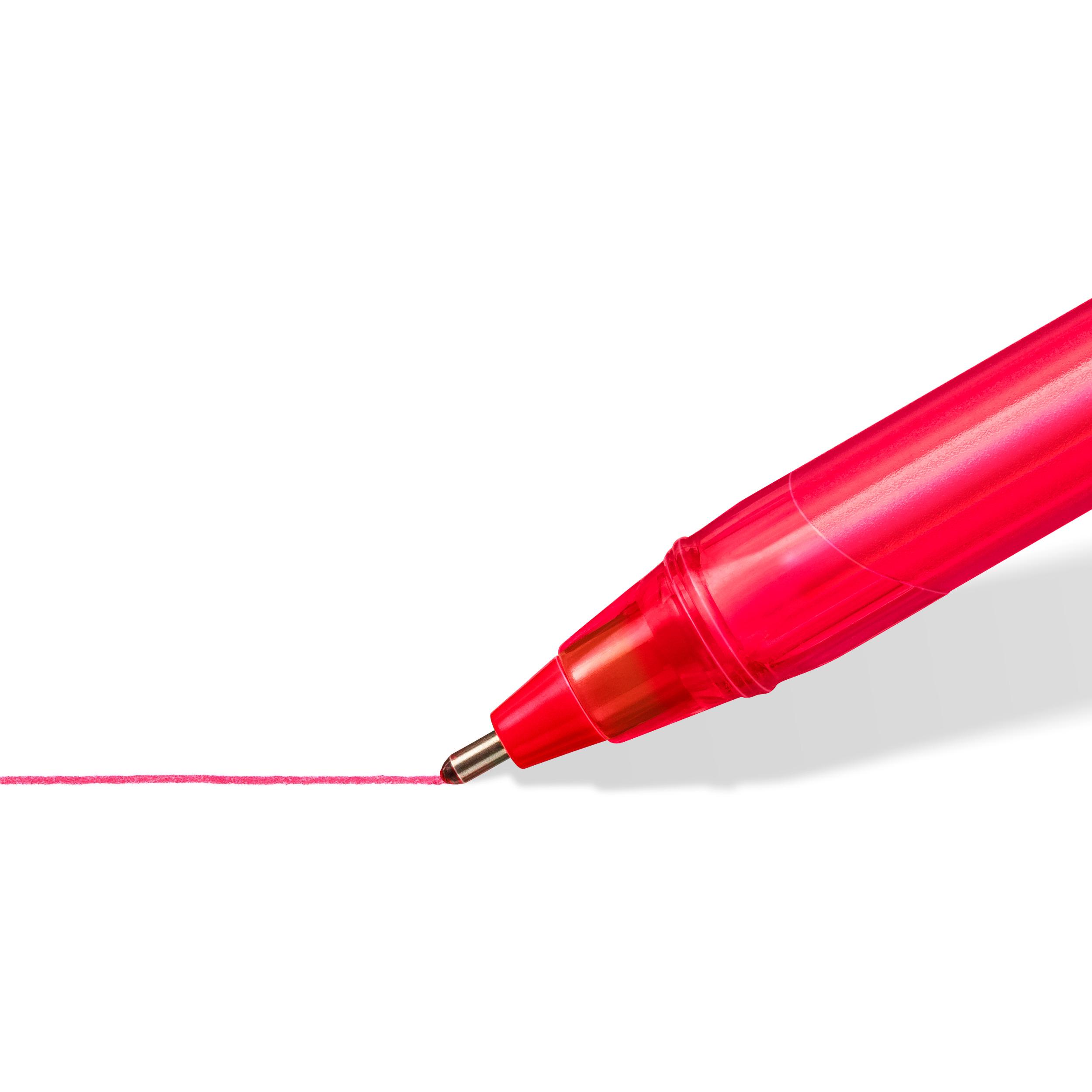 Staedtler Pack of 10 Rainbow Ballpoint Pens thumbnail 5