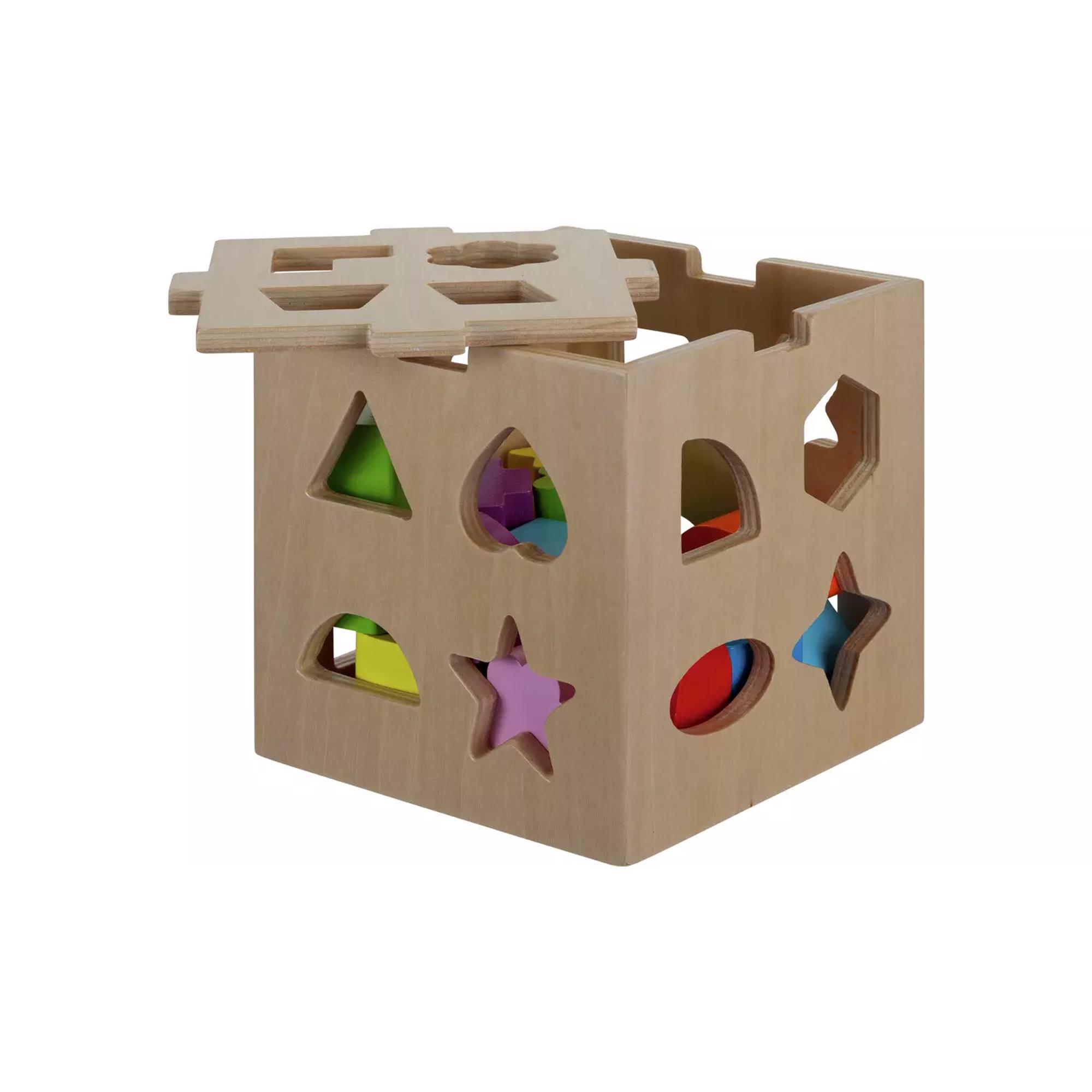 Chad Valley PlaySmart Wooden Shape Sorter thumbnail 3
