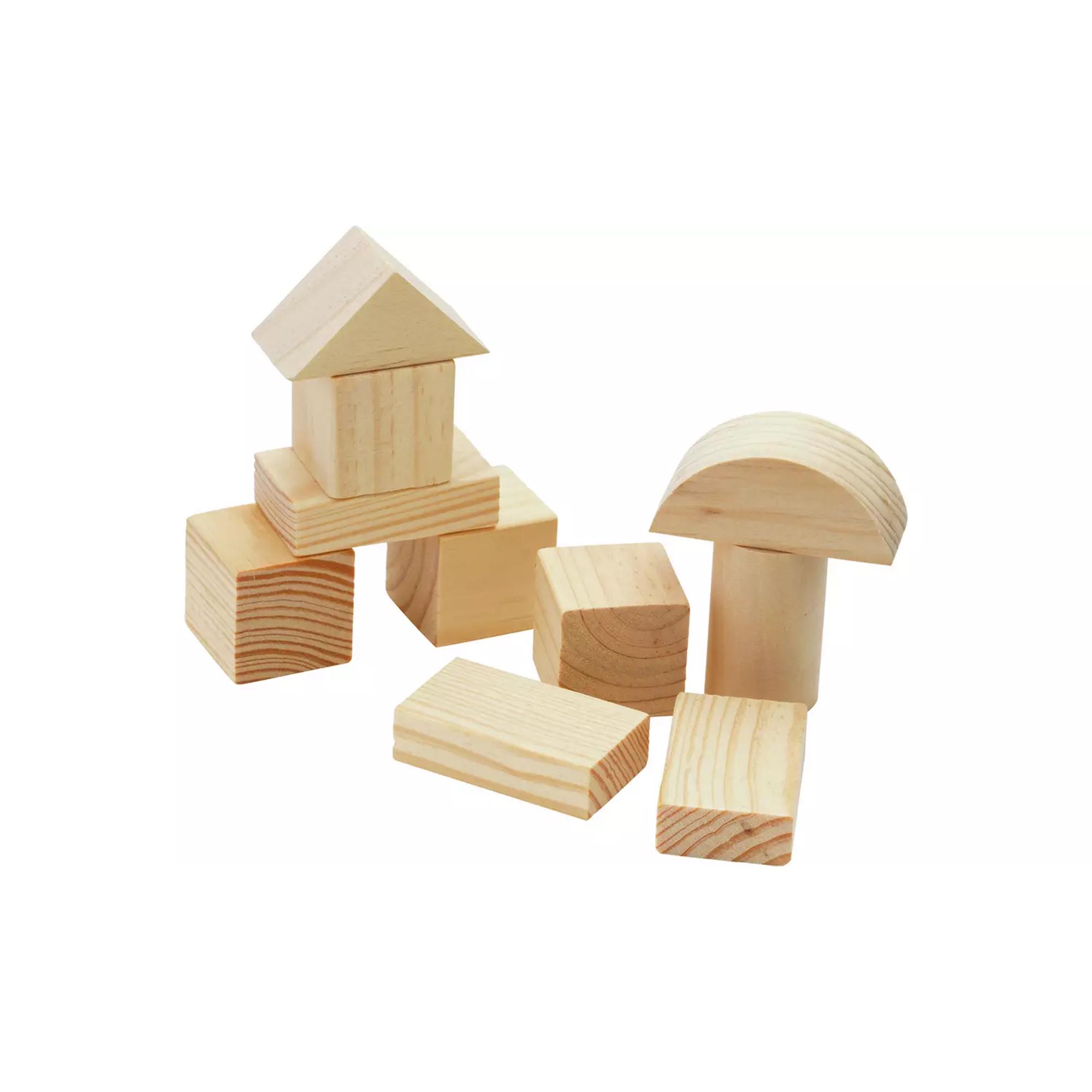 Chad Valley PlaySmart Wooden Block Set - 80 Pieces thumbnail 2