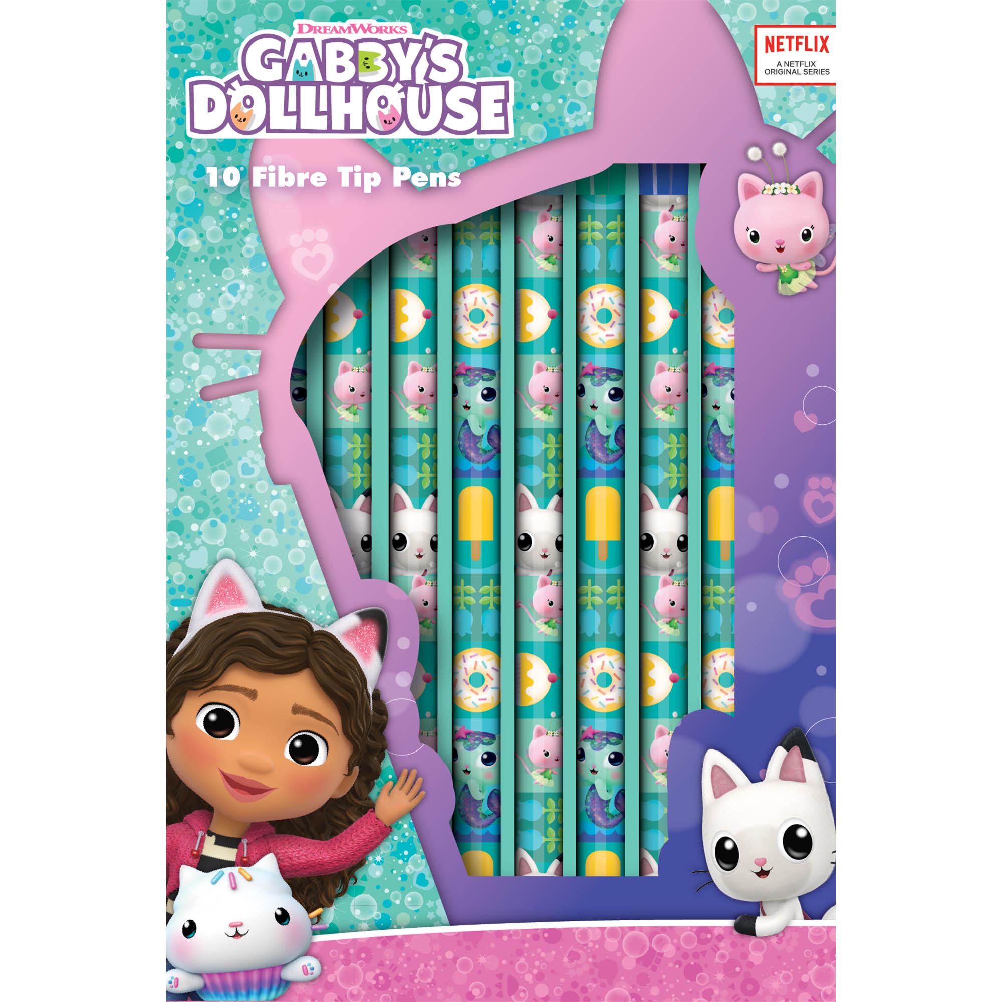 Gabby's Dollhouse Fibre Tip Pens