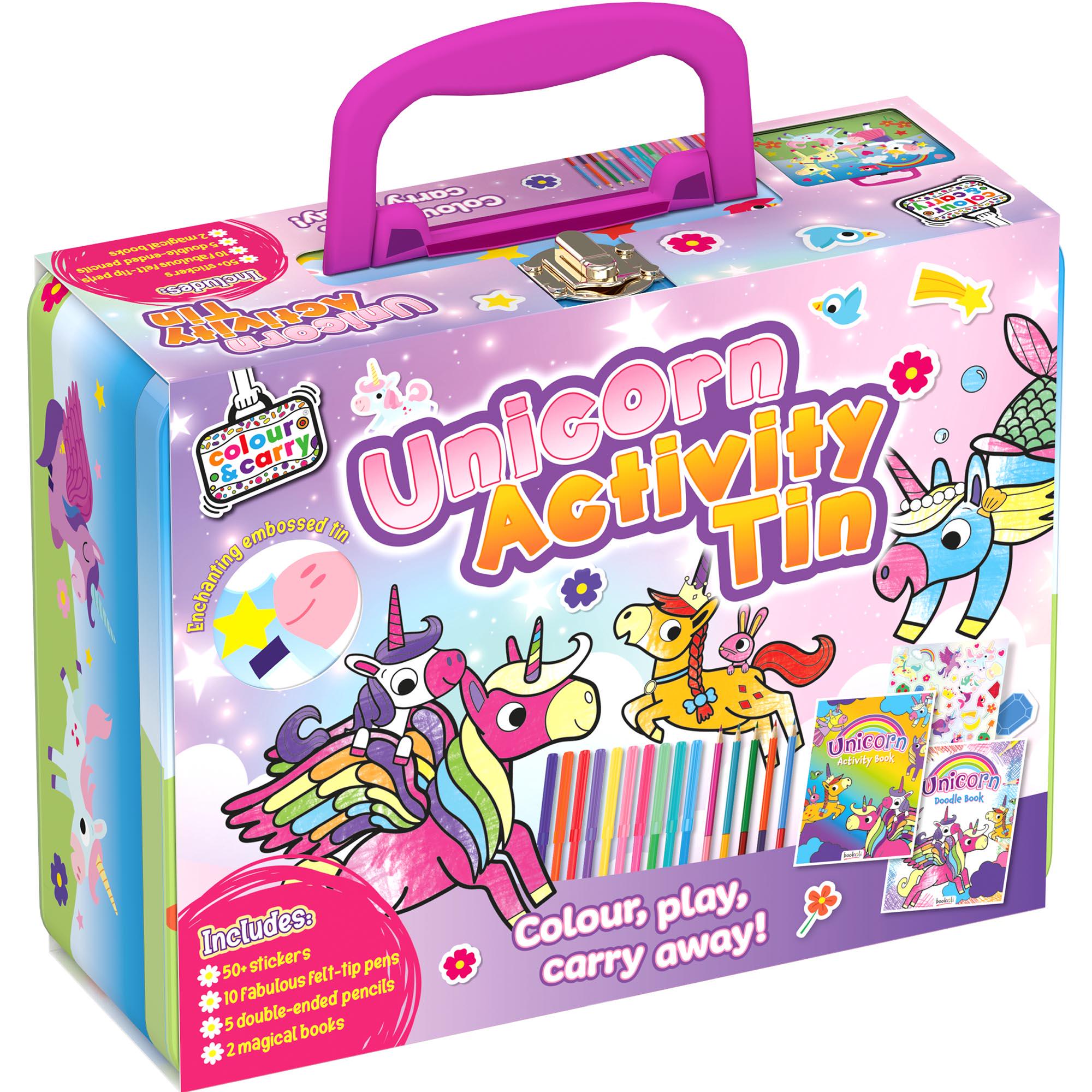 Bookoli Tin Activity Cases: Unicorn Activity Tin thumbnail 2
