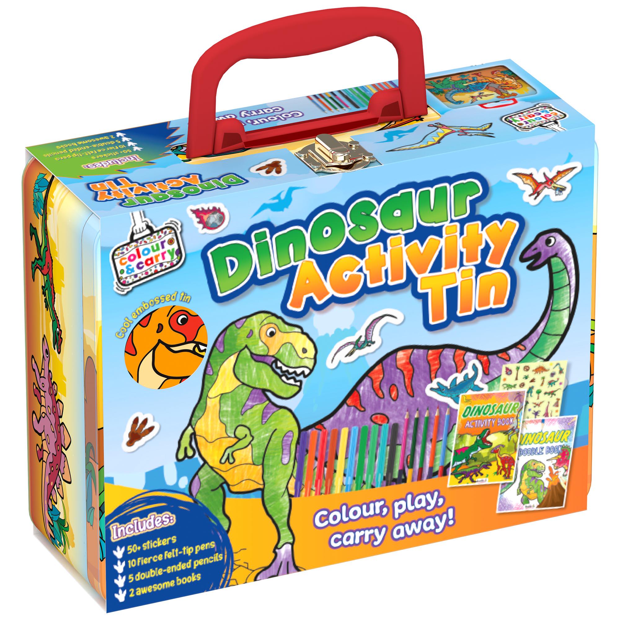 Bookoli Tin Activity Cases: Dinosaur Activity Tin thumbnail 2