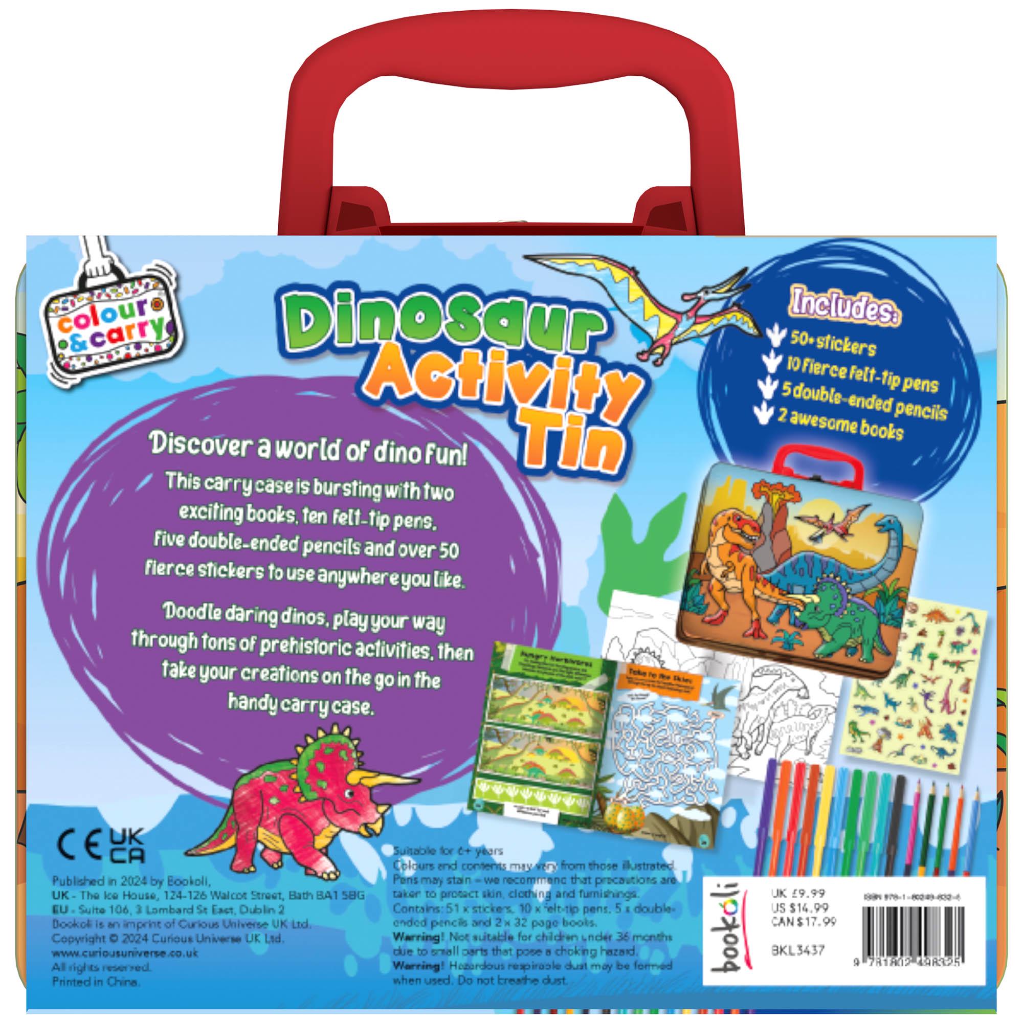 Bookoli Tin Activity Cases: Dinosaur Activity Tin thumbnail 3