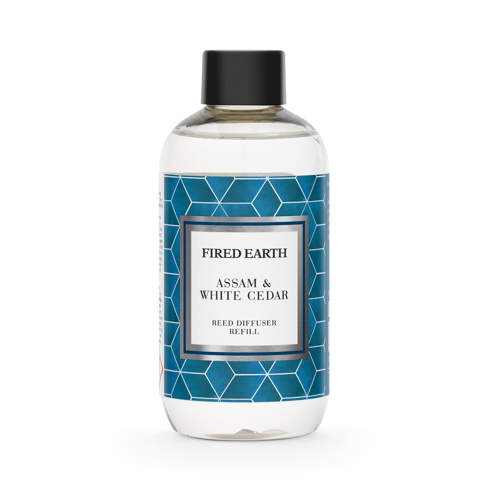 Wax Lyrical 200ml Fired Earth Diffuser Refill - Assam & White Cedar