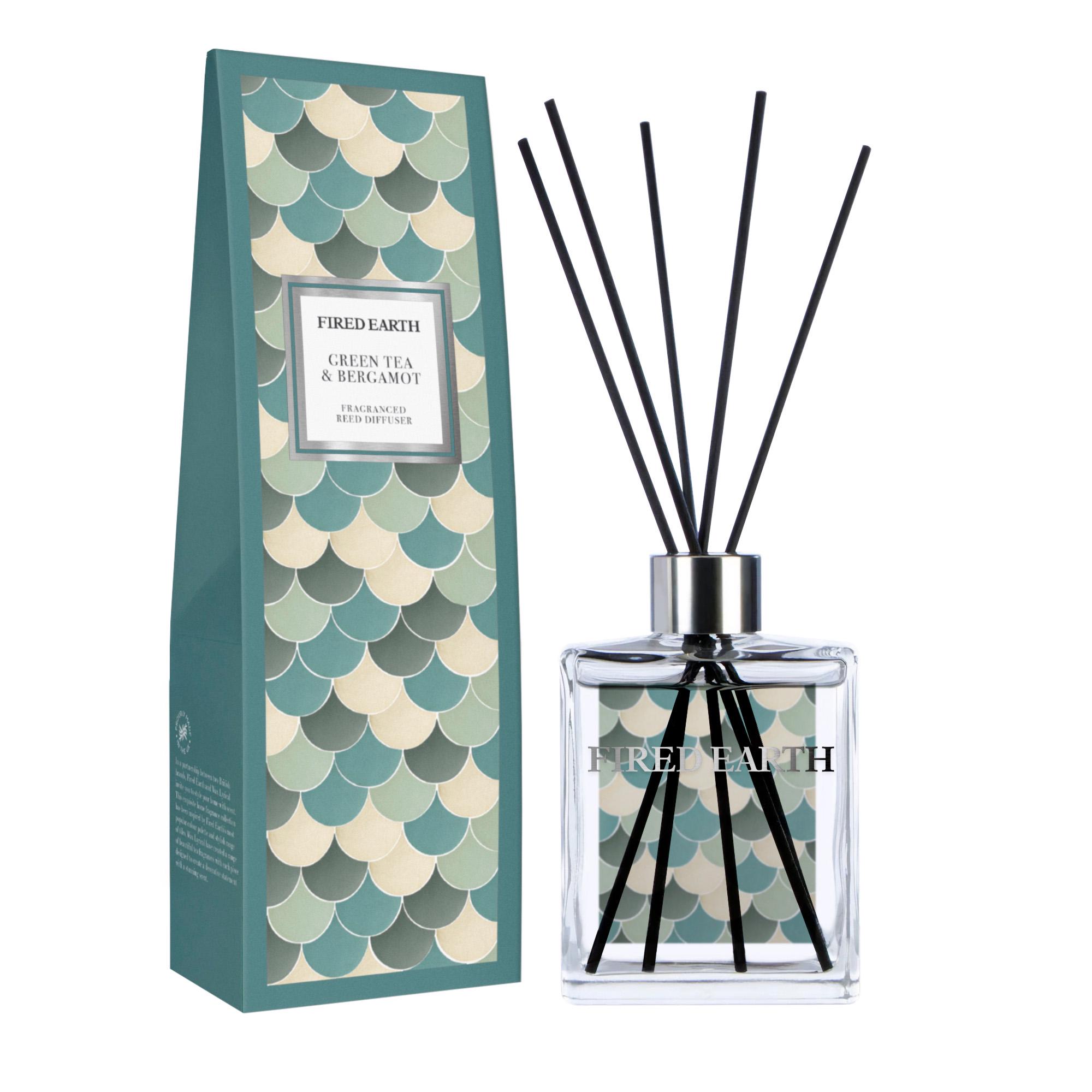 Wax Lyrical 180ml Fired Earth Diffuser - Green Tea & Bergamot thumbnail 2