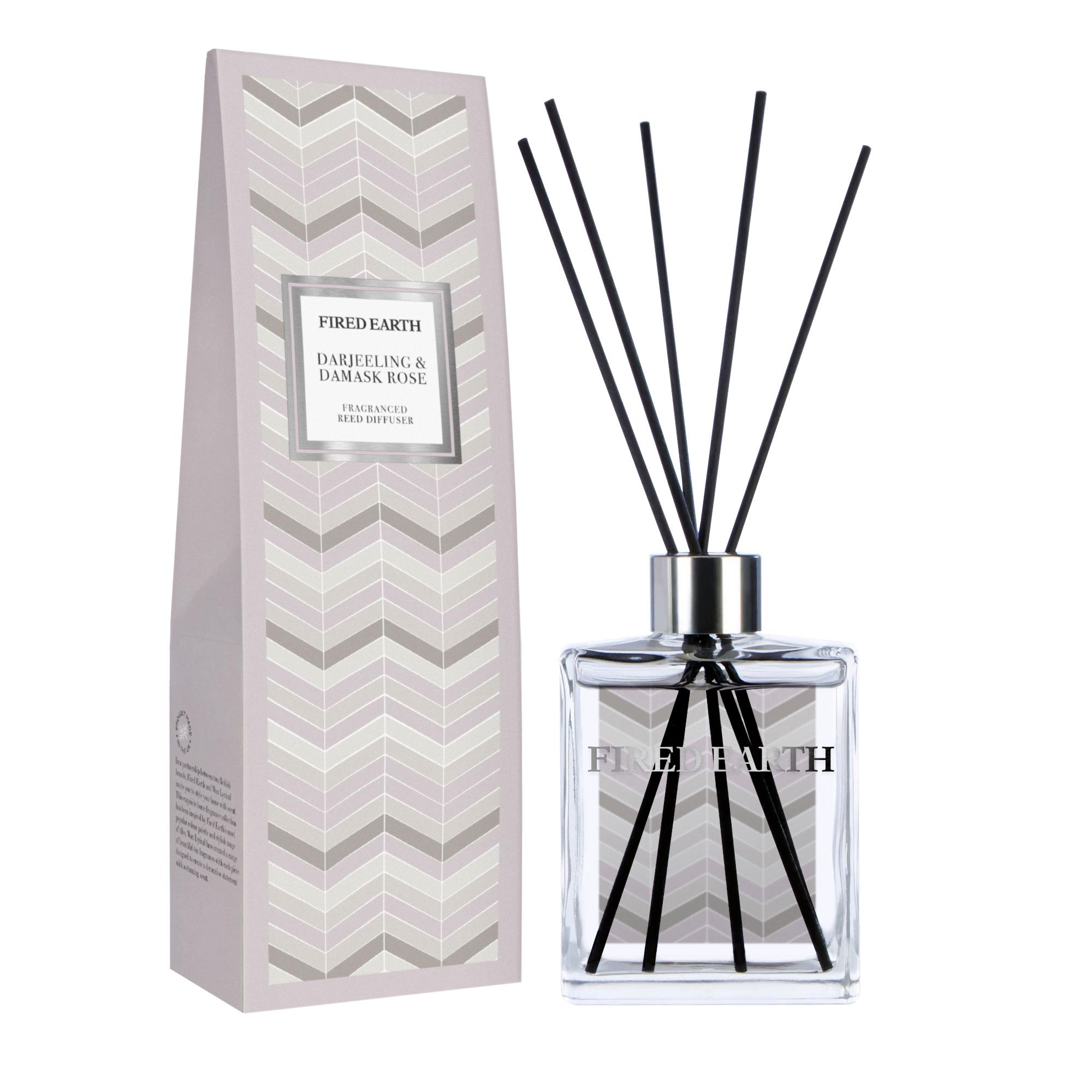 Wax Lyrical 180ml Fired Earth Diffuser - Darjeeling & Damask Rose thumbnail 2