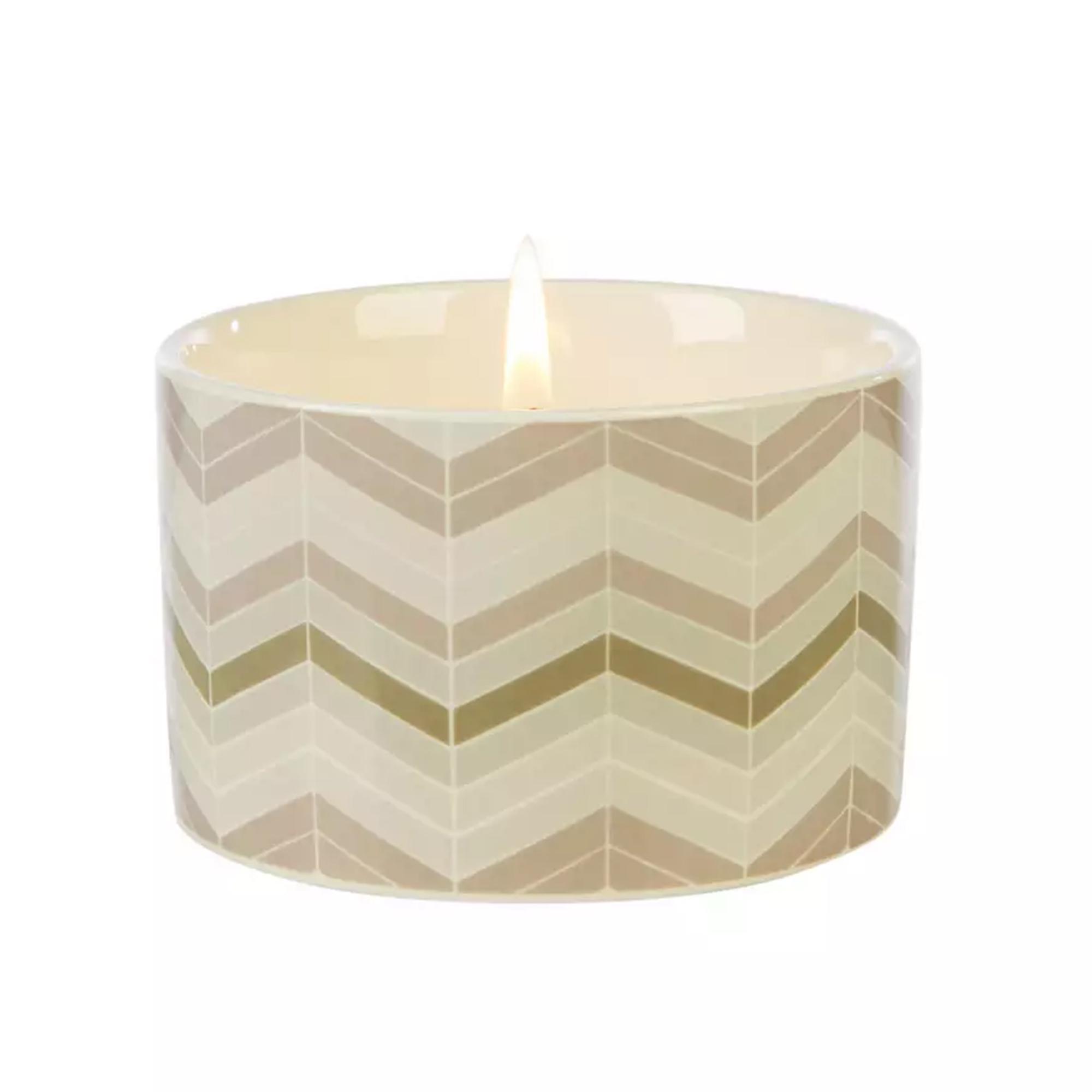 Wax Lyrical Fired Earth Ceramic Candle - Darjeeling & Damask Rose thumbnail 2
