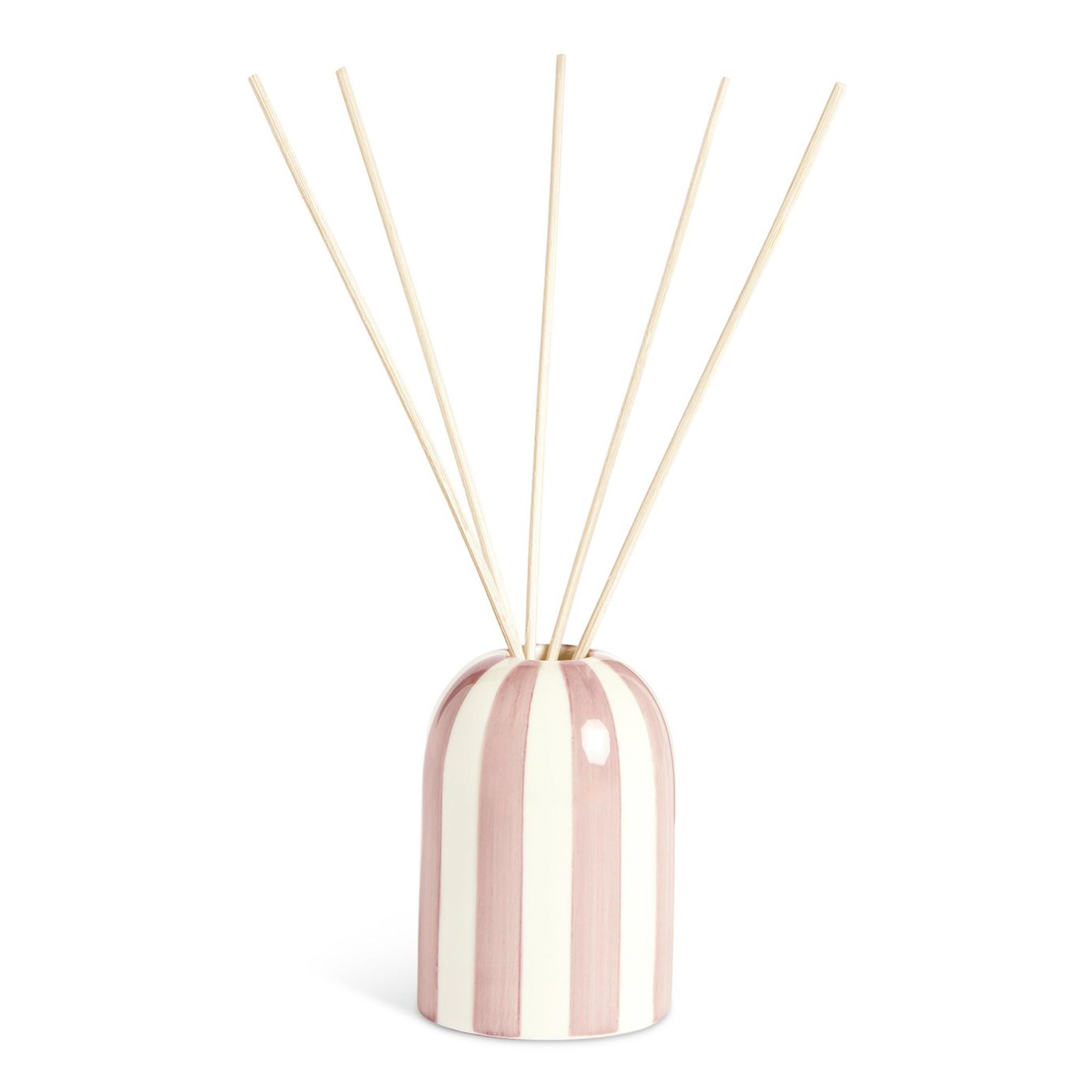Habitat Pink Stripe Pink Pepper & Cassis Ceramic Diffuser