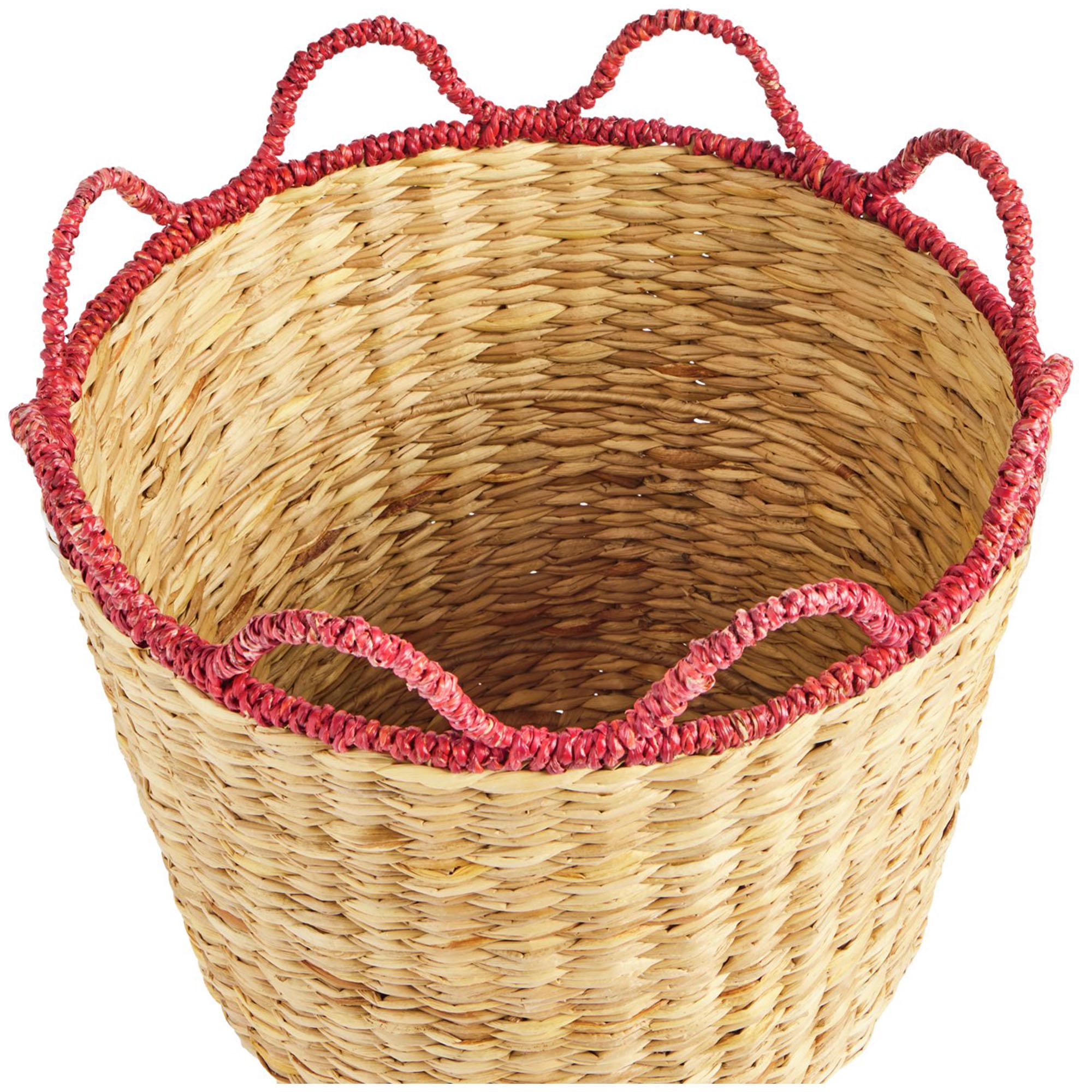 Habitat Woven Wiggle Edge Basket - Red thumbnail 3
