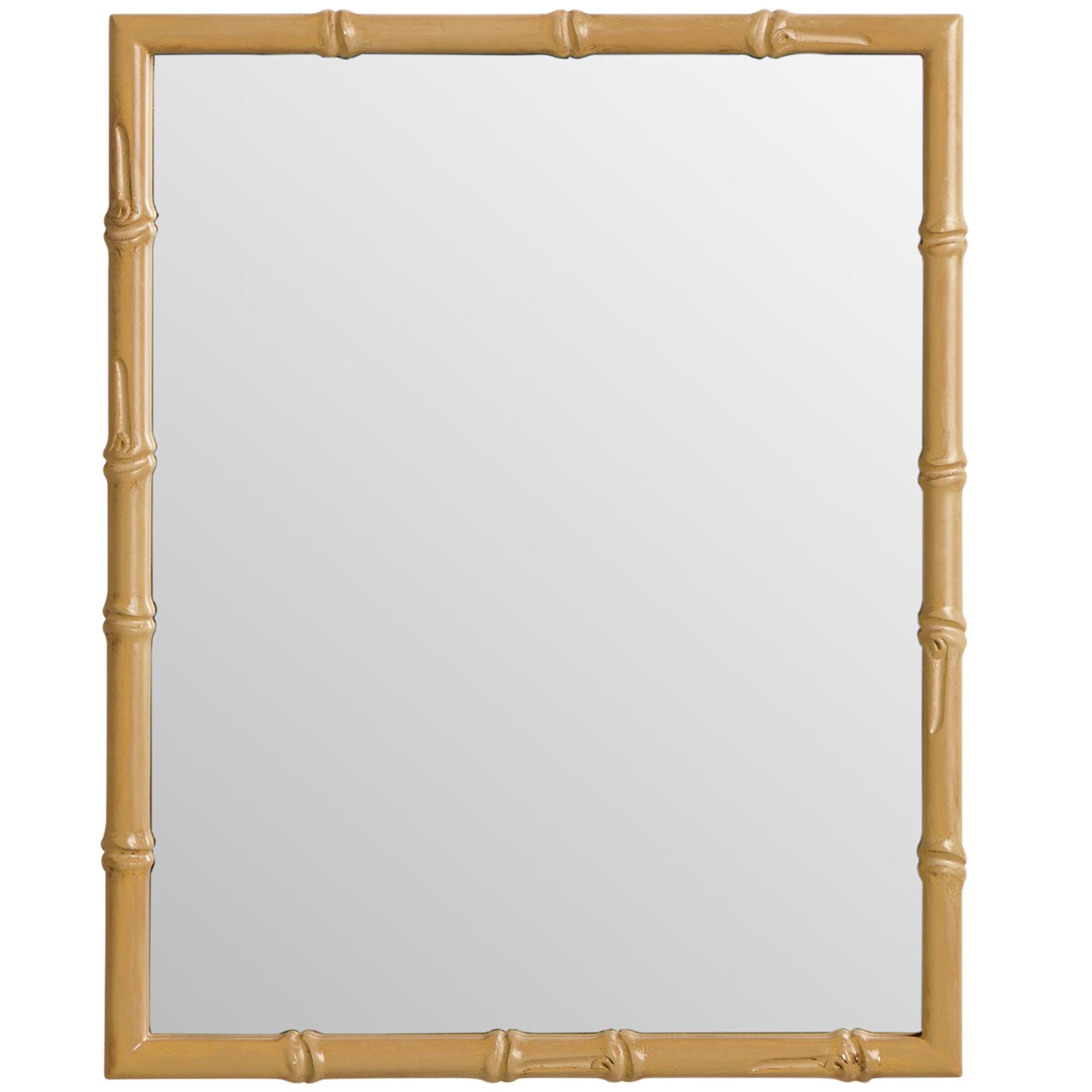 Habitat Bamboo Effect Mirror Natural