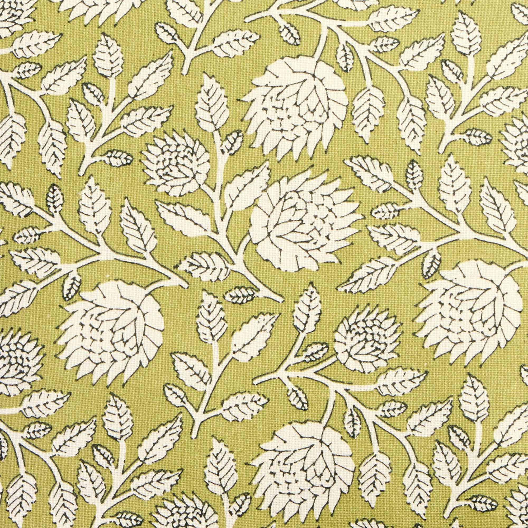 Sainsbury's Home Woodblock Floral Cushion - 43x43 thumbnail 3