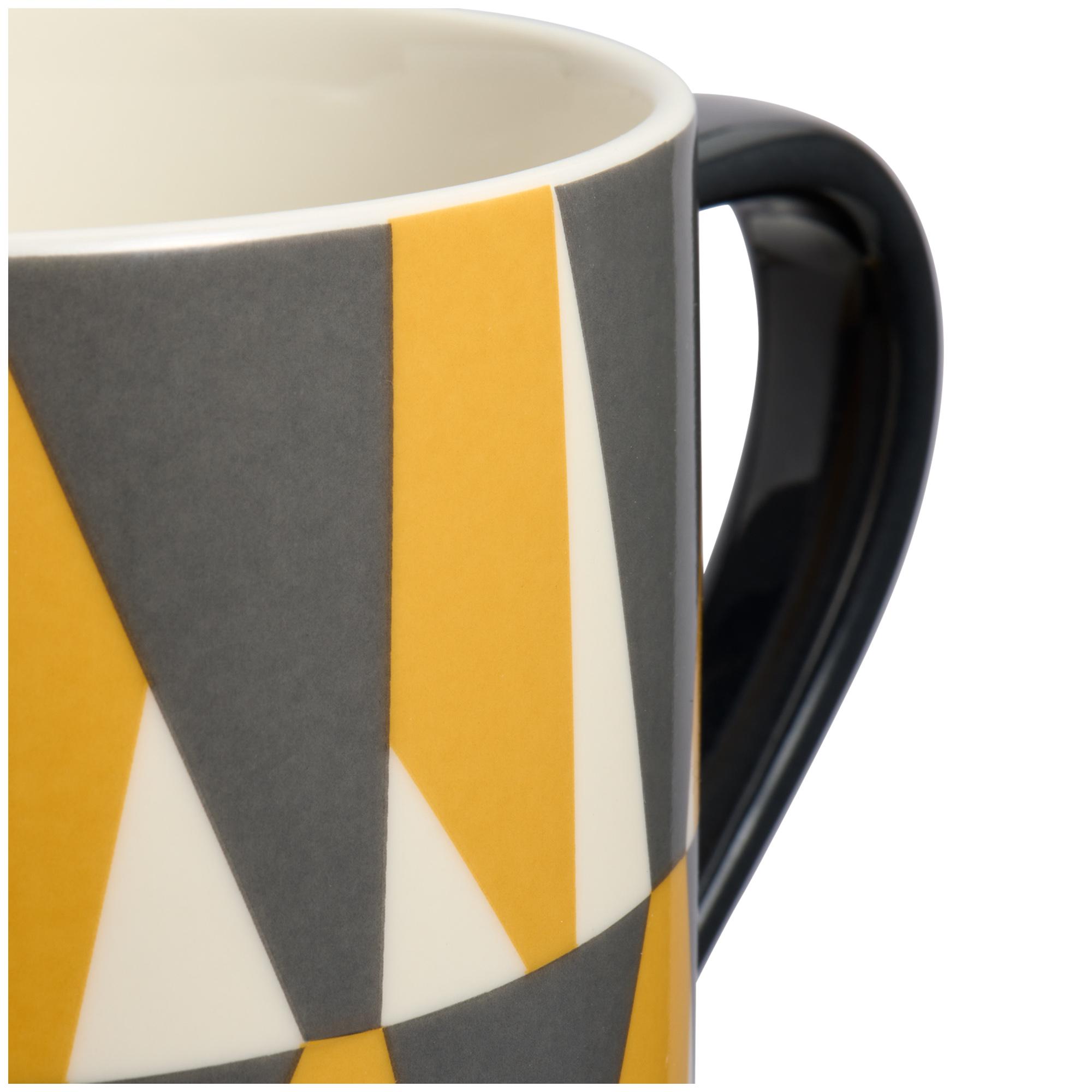 Sainsbury's Home Stacking Geo Triangles Mug Assortment thumbnail 2