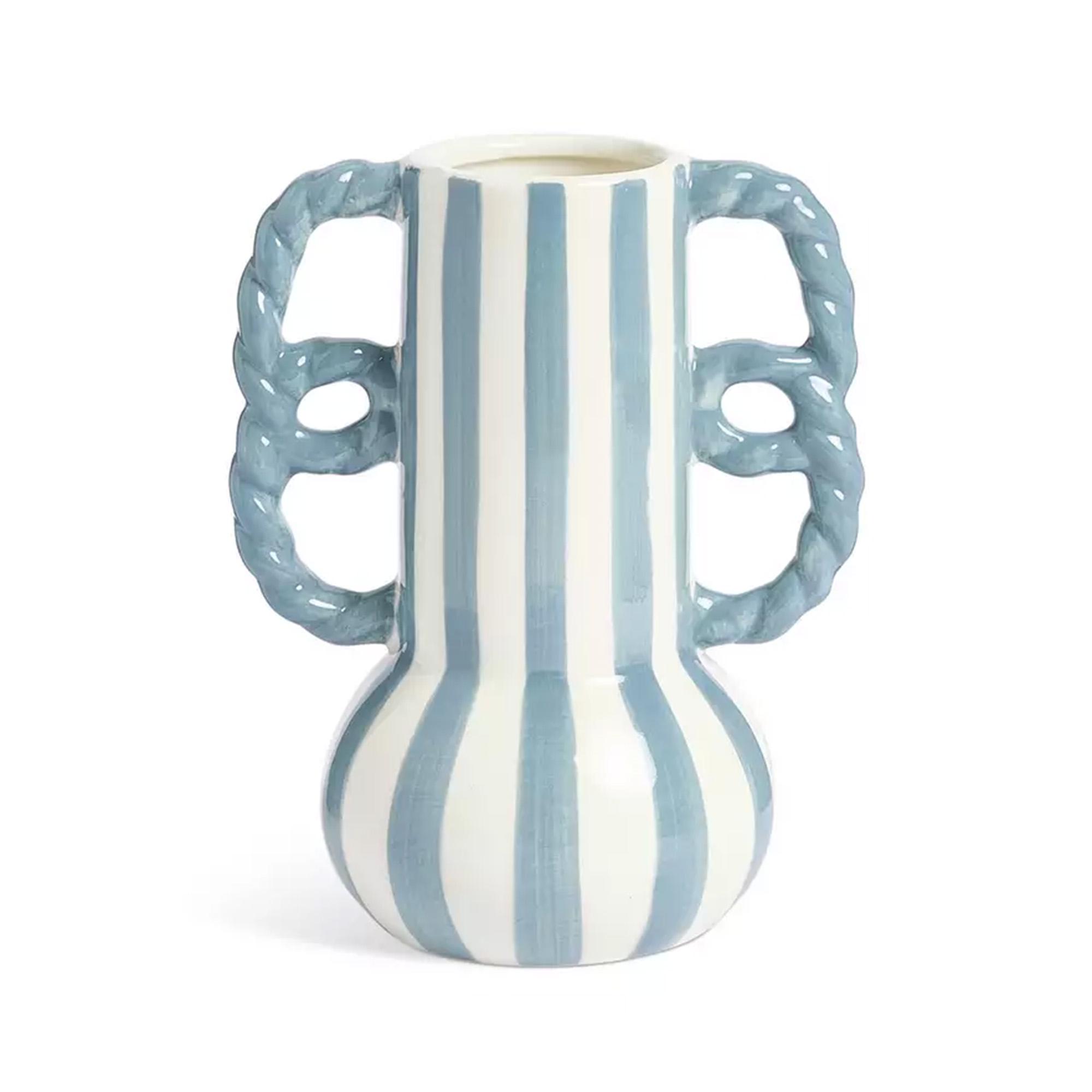 Habitat Stripe Vase With Wavy Handles thumbnail 4