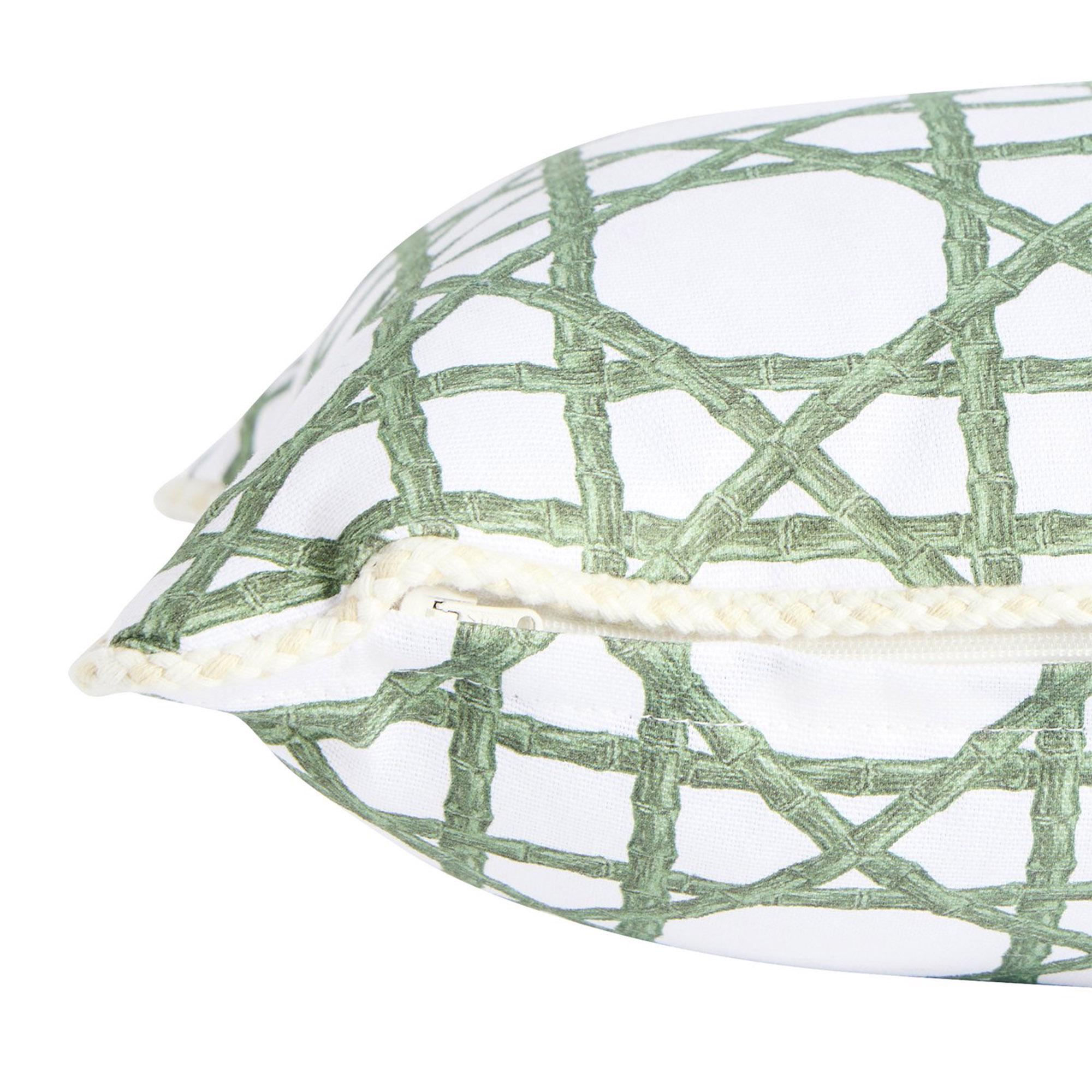Habitat Bamboo Print Cushion - 30x60 thumbnail 2