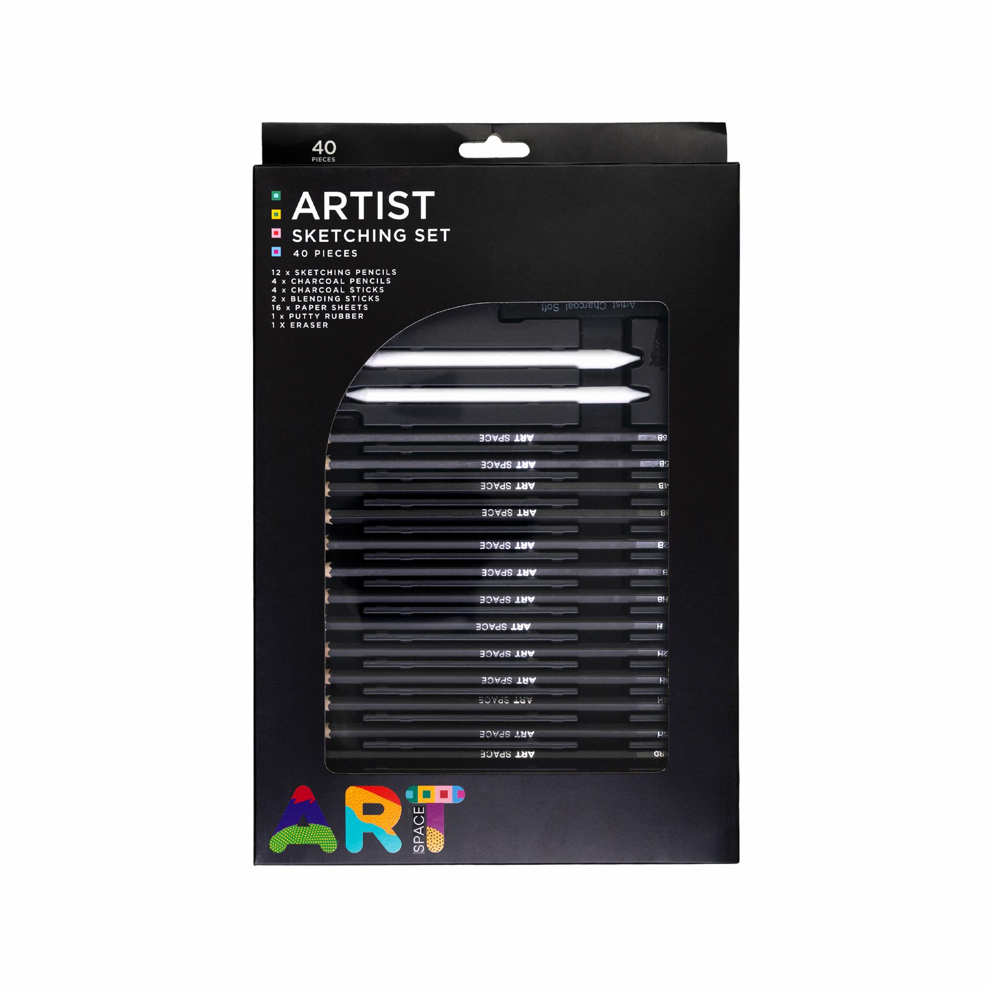 ArtSpace Pack of 40 Sketching Art Set