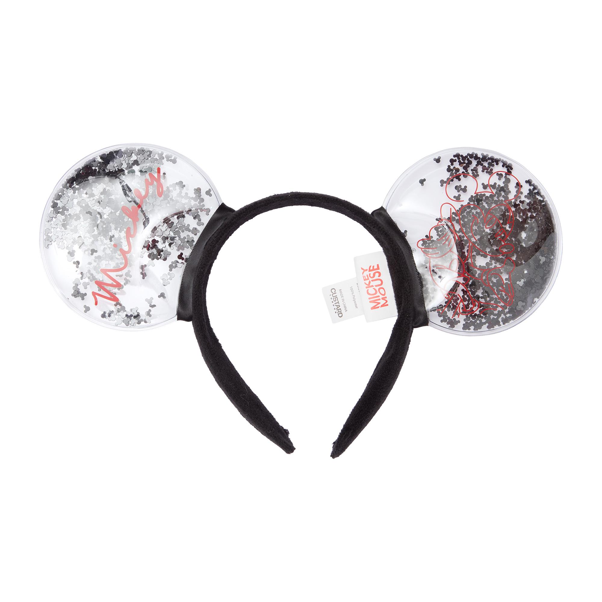 Skinnydip London Mickey Mouse Transparent Sequin Filled Ears Headband thumbnail 2
