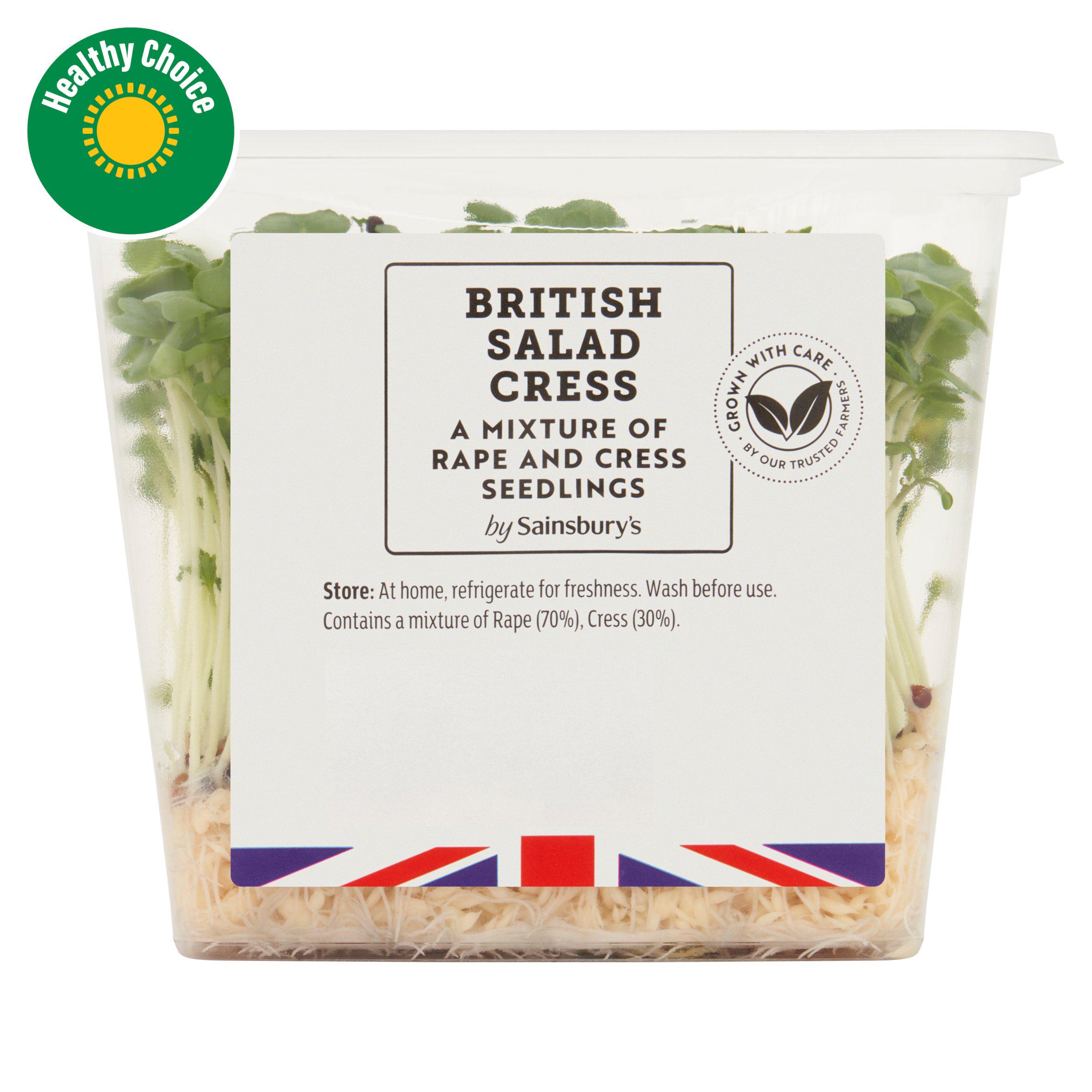 Sainsbury's British Fresh Salad Cress 20g