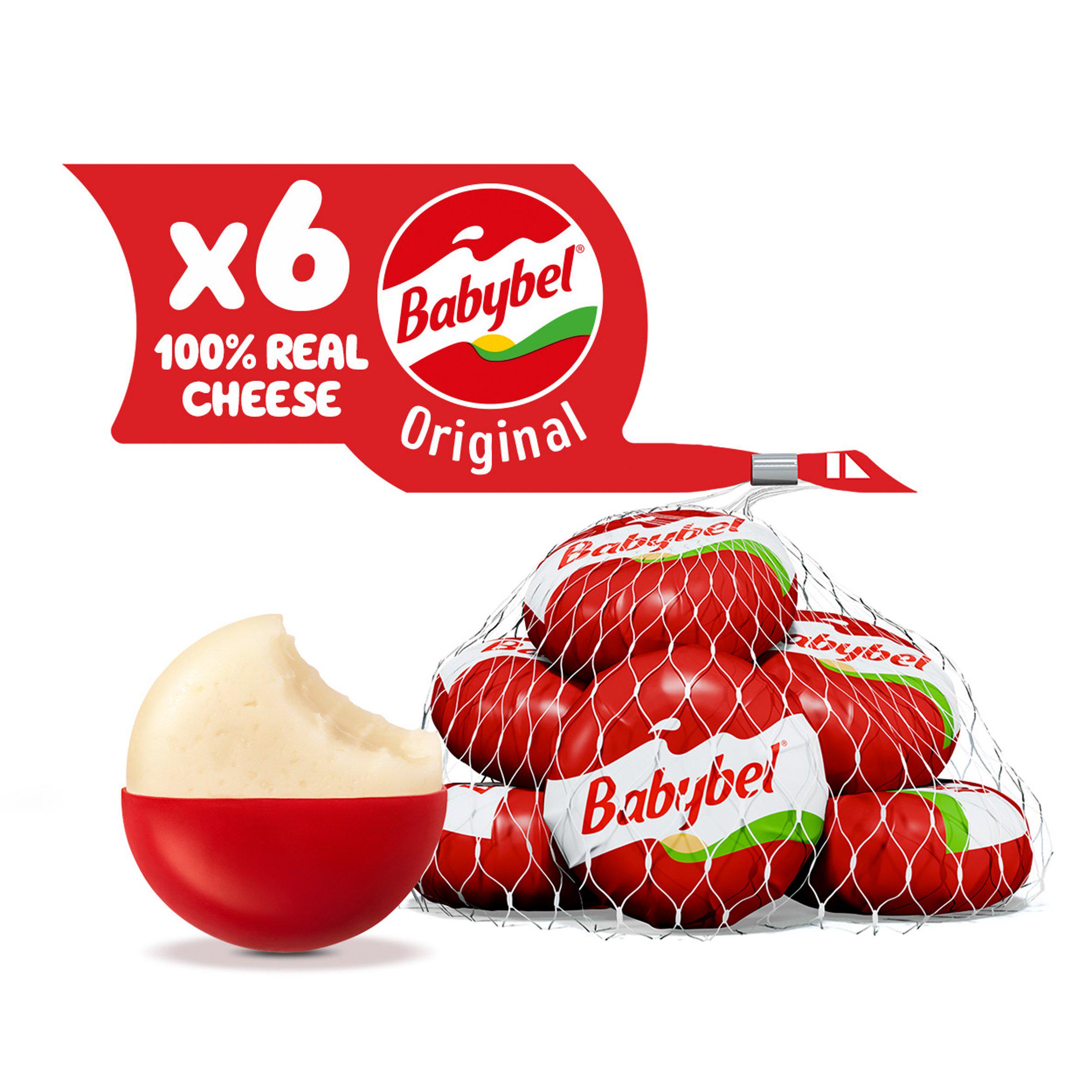 Mini Babybel Original Cheese Snacks 6x20g