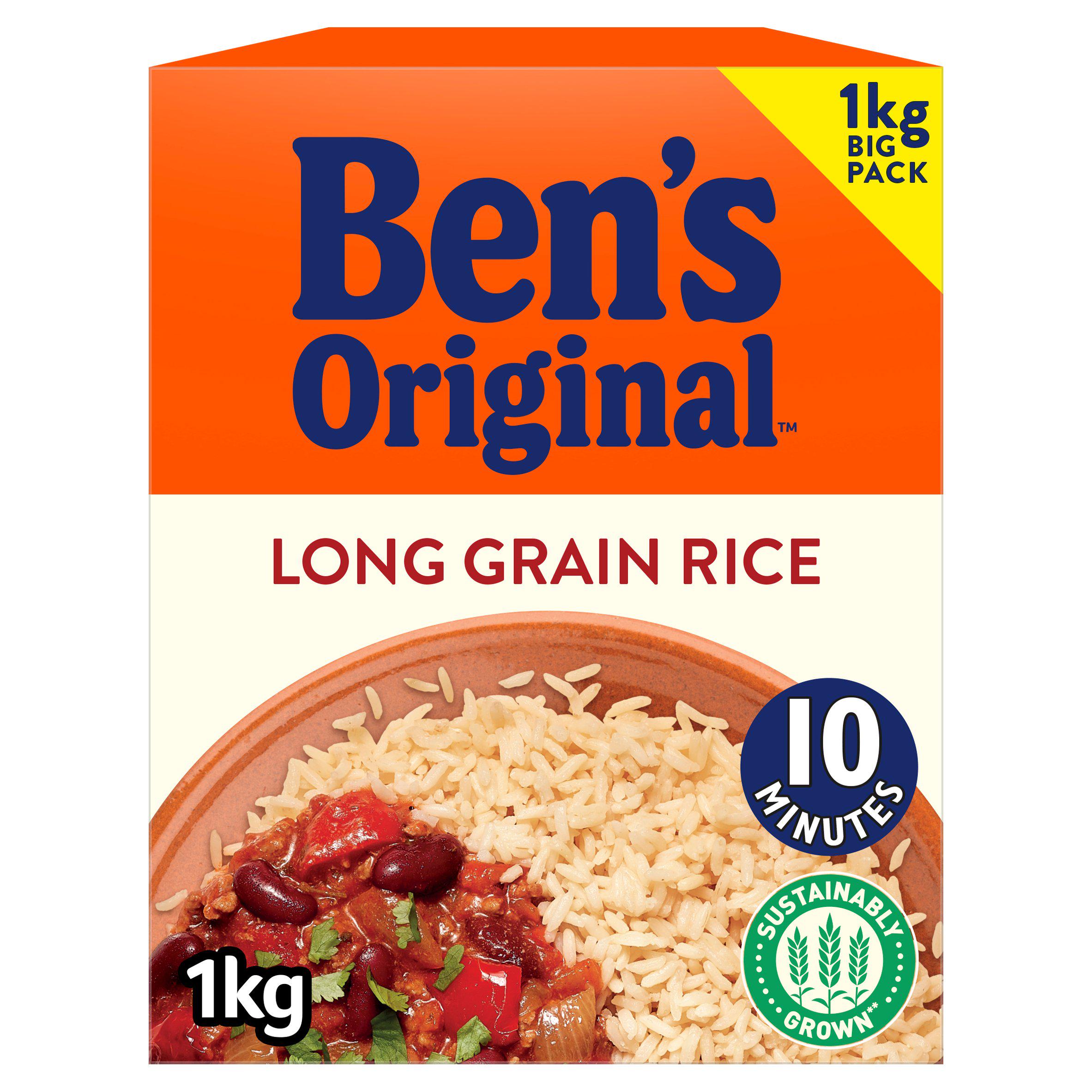 Bens Original Long Grain Rice 1kg