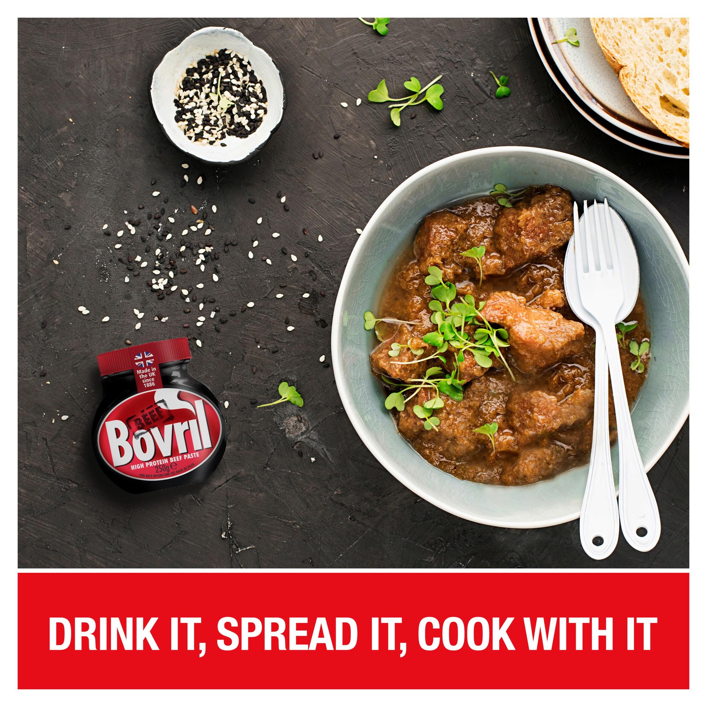 Bovril 250g Beef & Yeast Extract Paste Spread & Hot Drink thumbnail 6