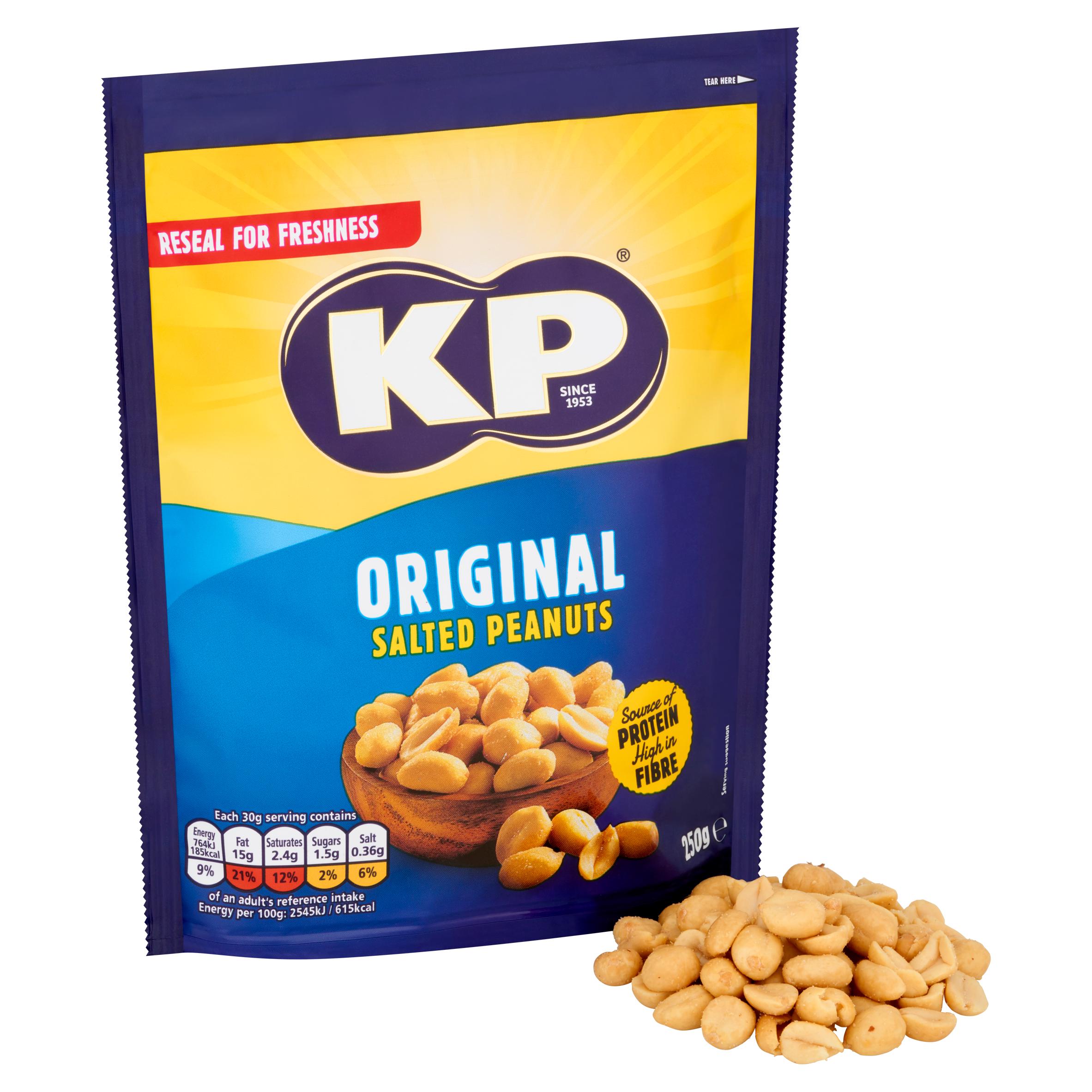 KP Original Salted Peanuts 250g thumbnail 2