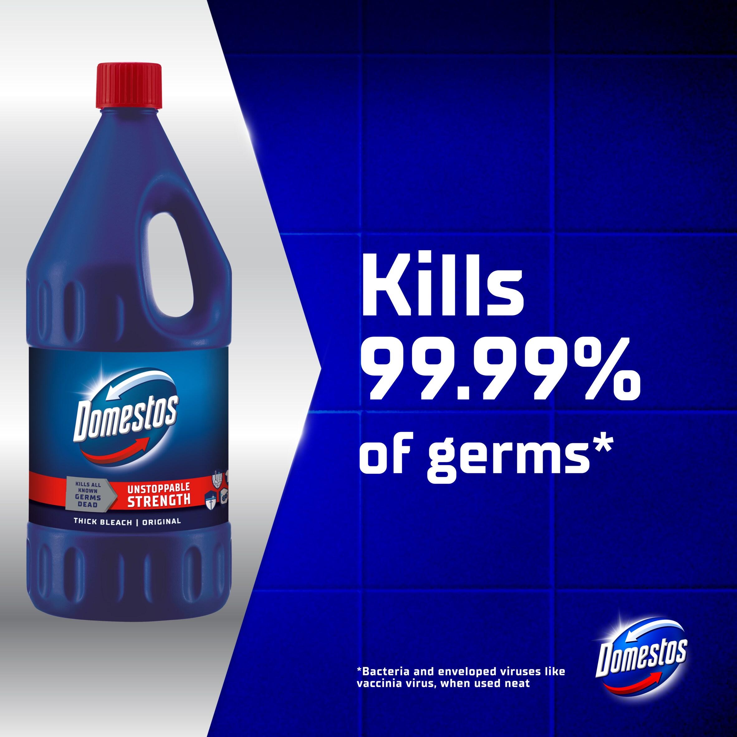 Domestos Original Thick Bleach Toilet & Multipurpose Cleaner 2L thumbnail 2