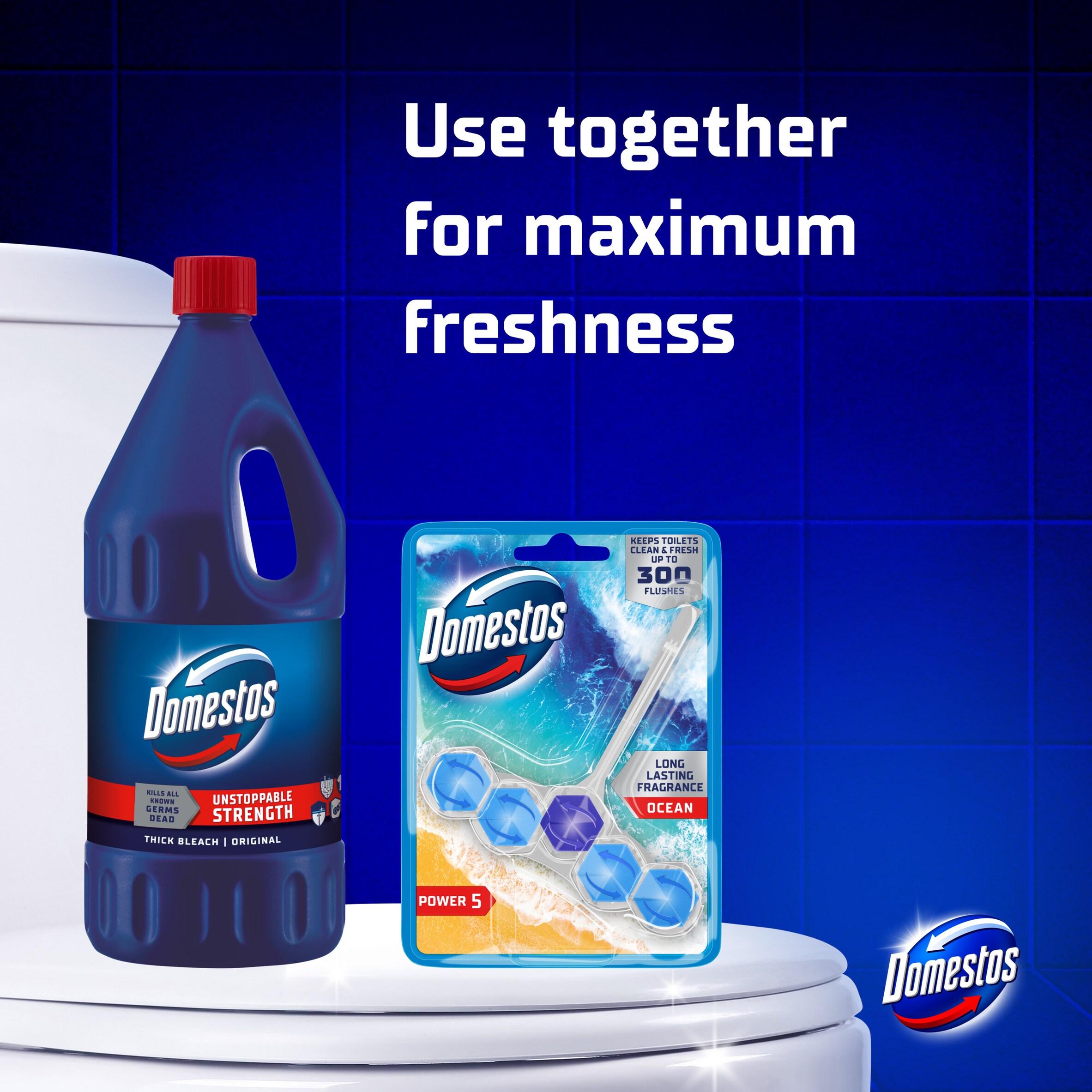Domestos Original Thick Bleach Toilet & Multipurpose Cleaner 2L thumbnail 3