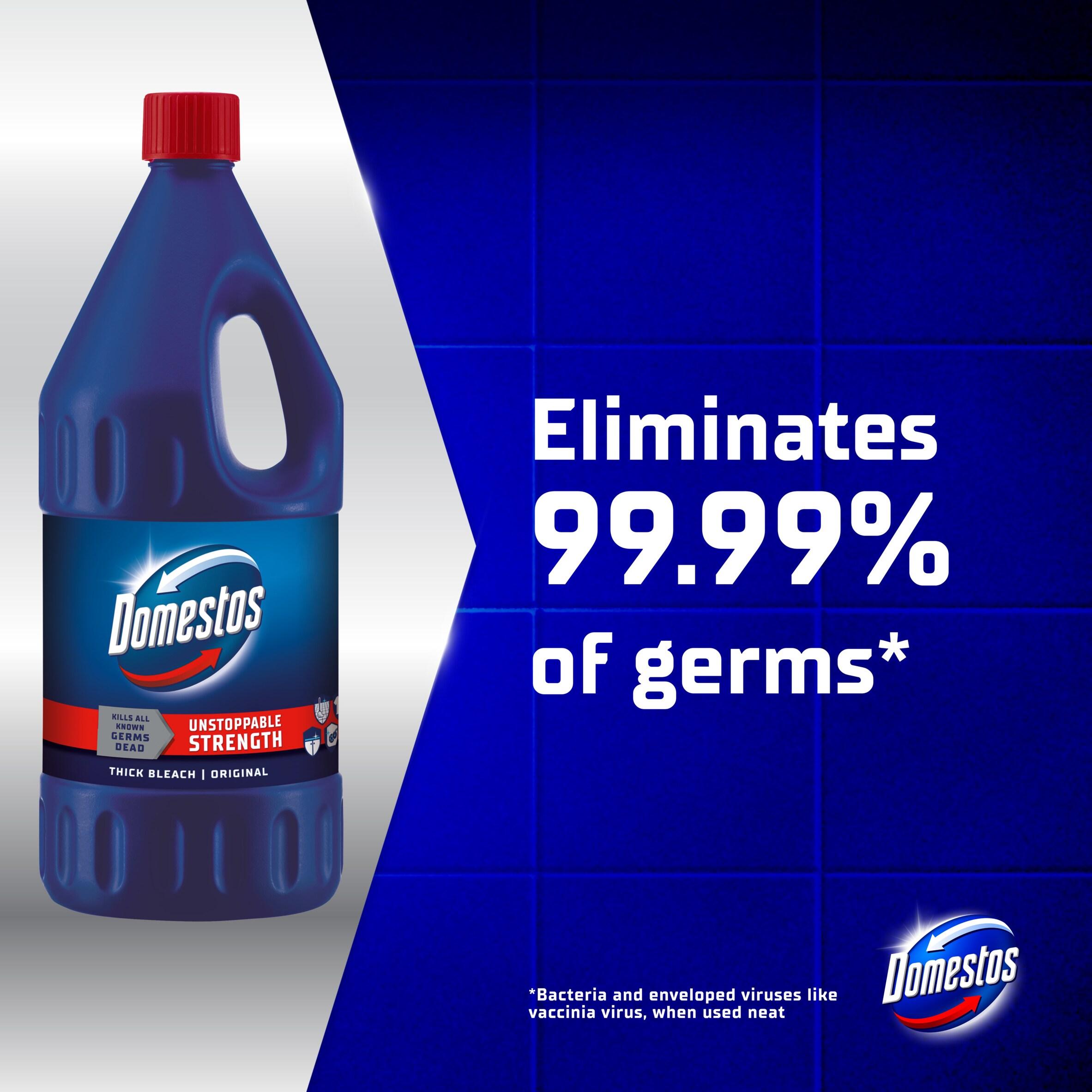 Domestos Original Thick Bleach Toilet & Multipurpose Cleaner 2L thumbnail 6