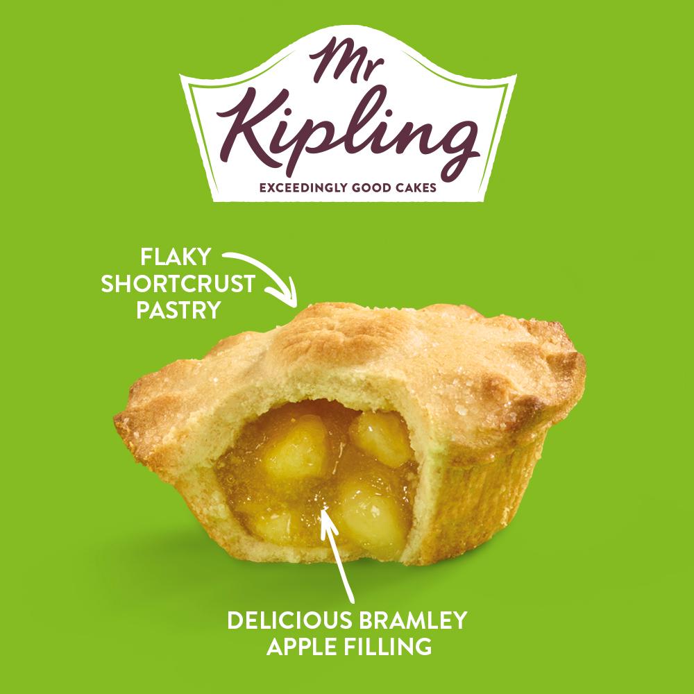 Mr Kipling Bramley Apple Pies x6 thumbnail 2