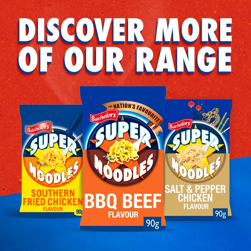 Batchelors Super Noodles, BBQ Beef 90g thumbnail 3
