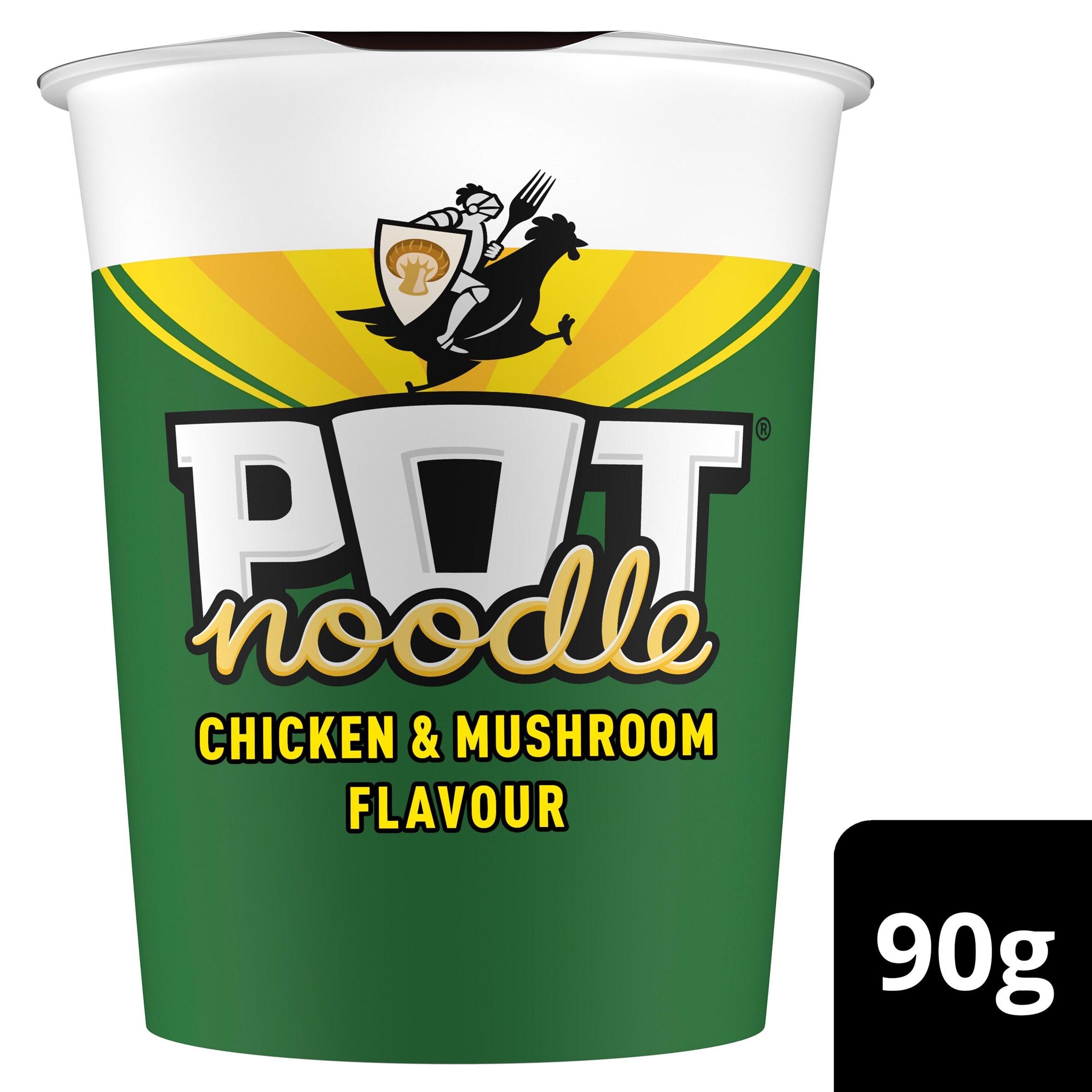 Pot Noodle 90g Chicken & Mushroom Instant Noodles thumbnail 2