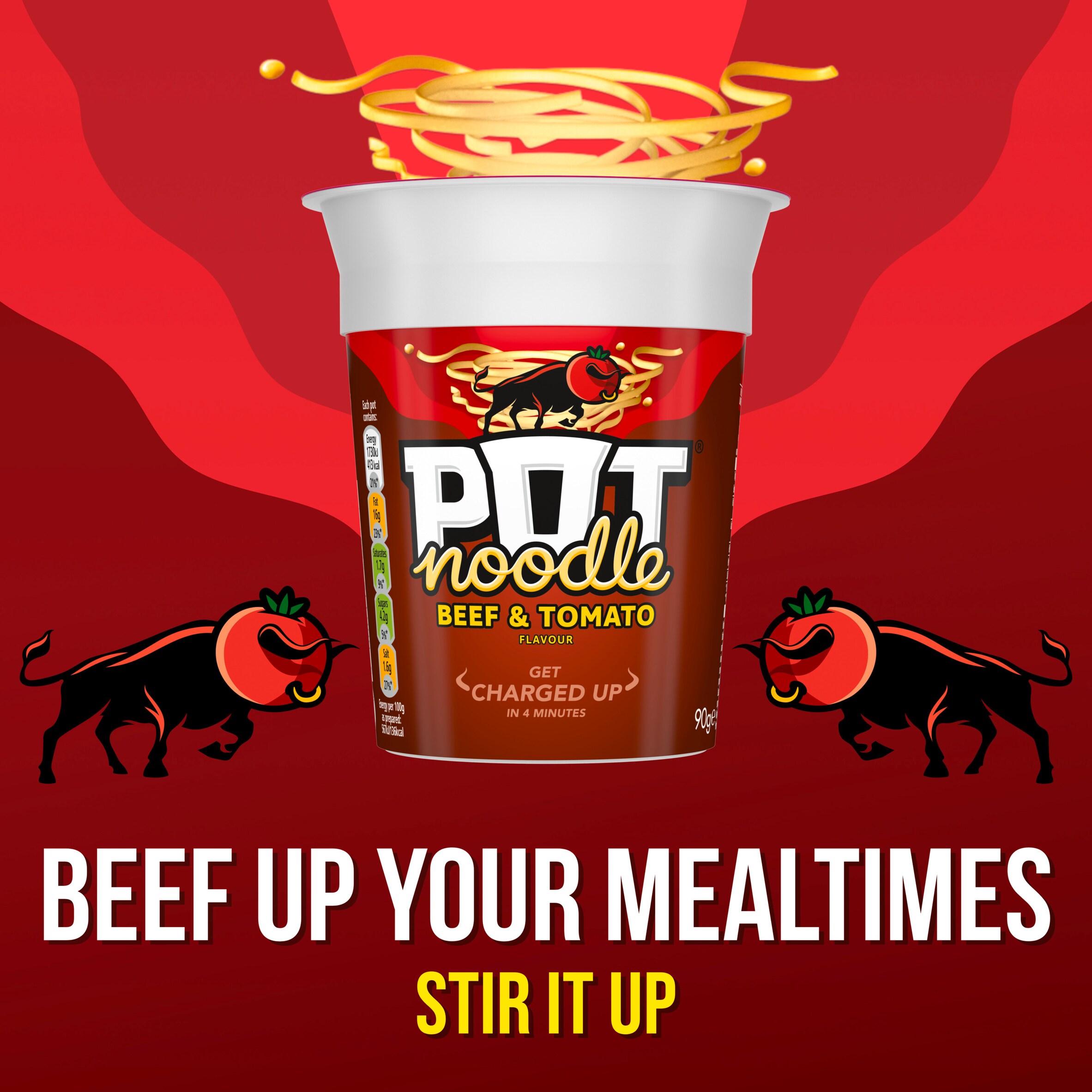Pot Noodle Beef & Tomato 90g thumbnail 3
