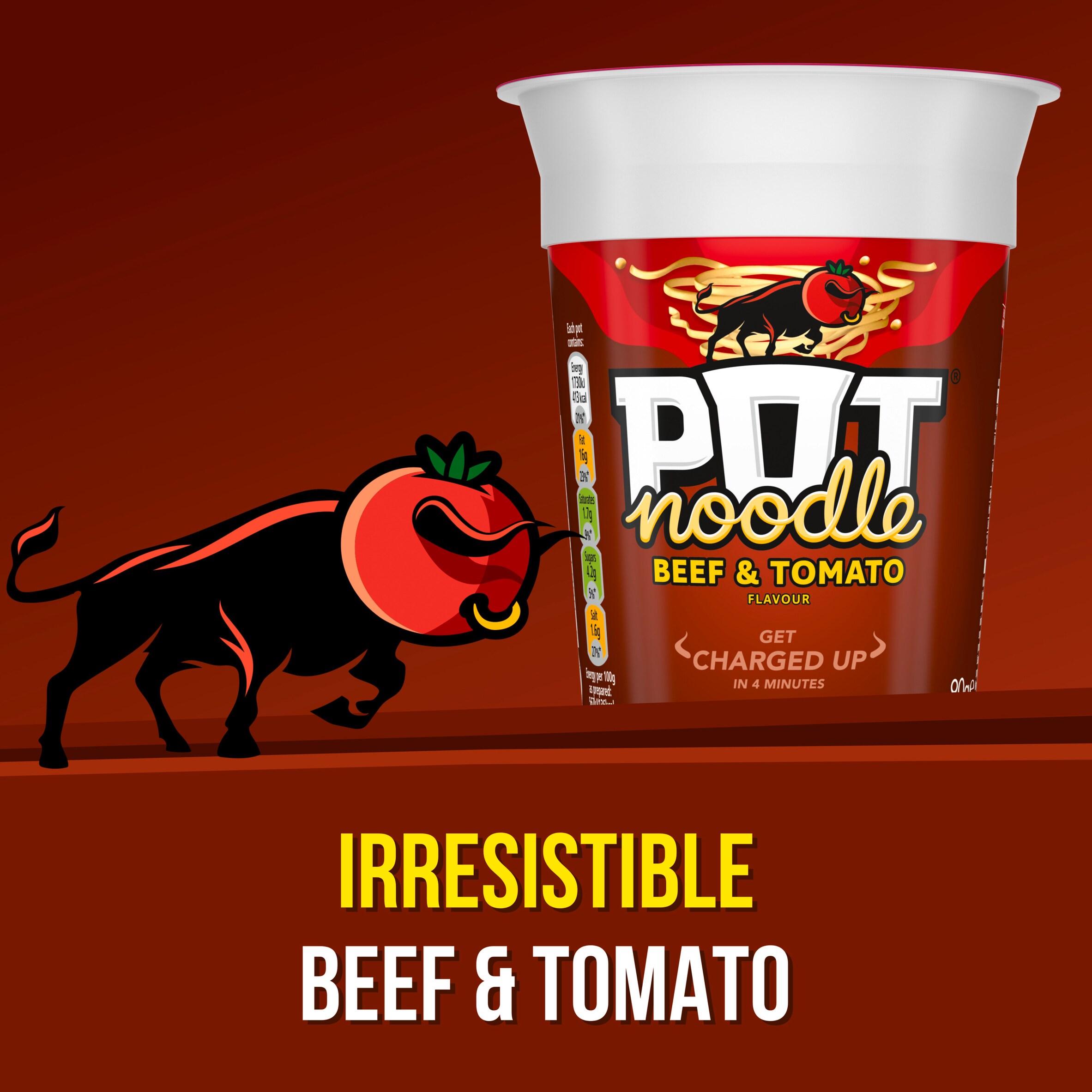 Pot Noodle Beef & Tomato 90g thumbnail 4