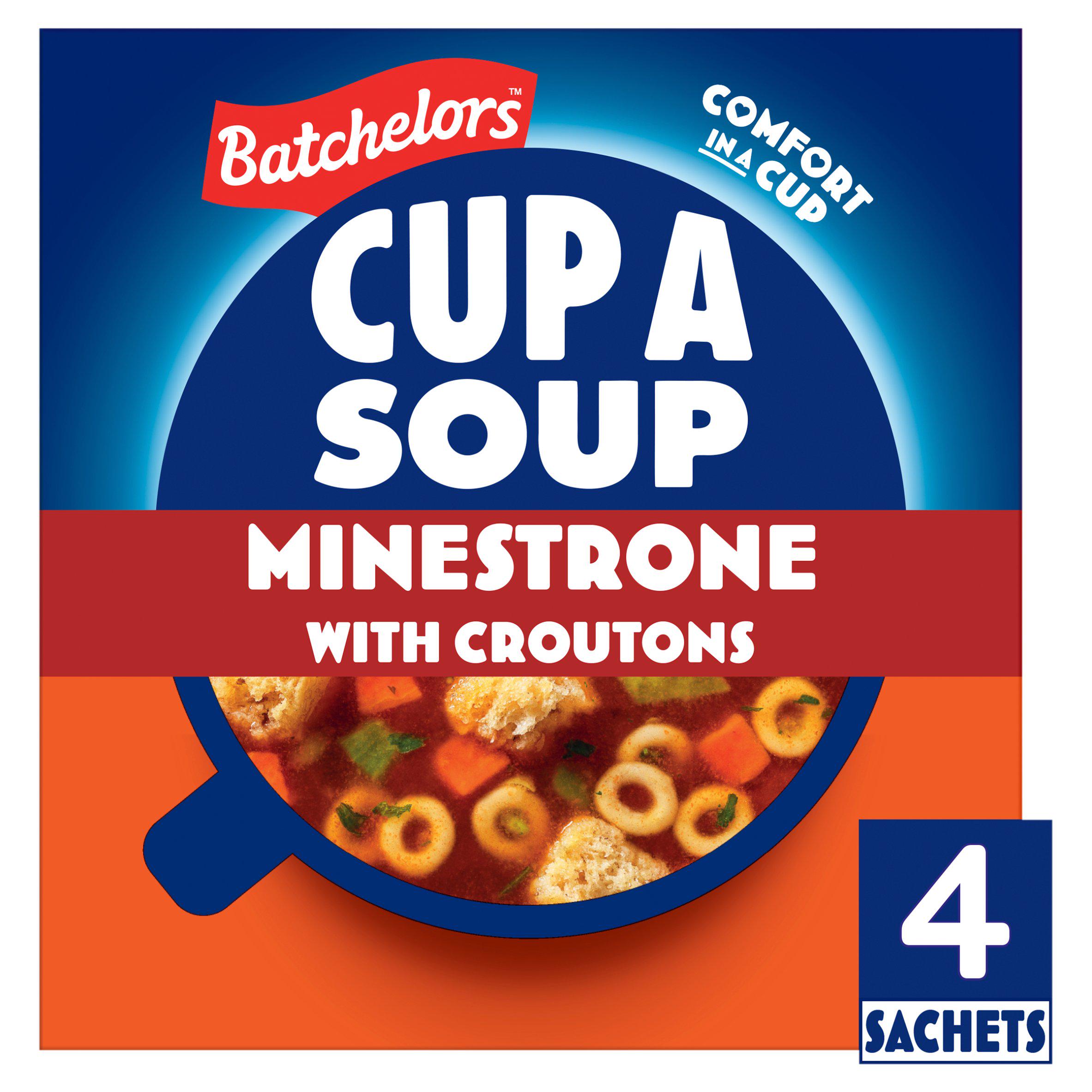 Batchelors Cup a Soup Minestrone with Croutons x4 94g