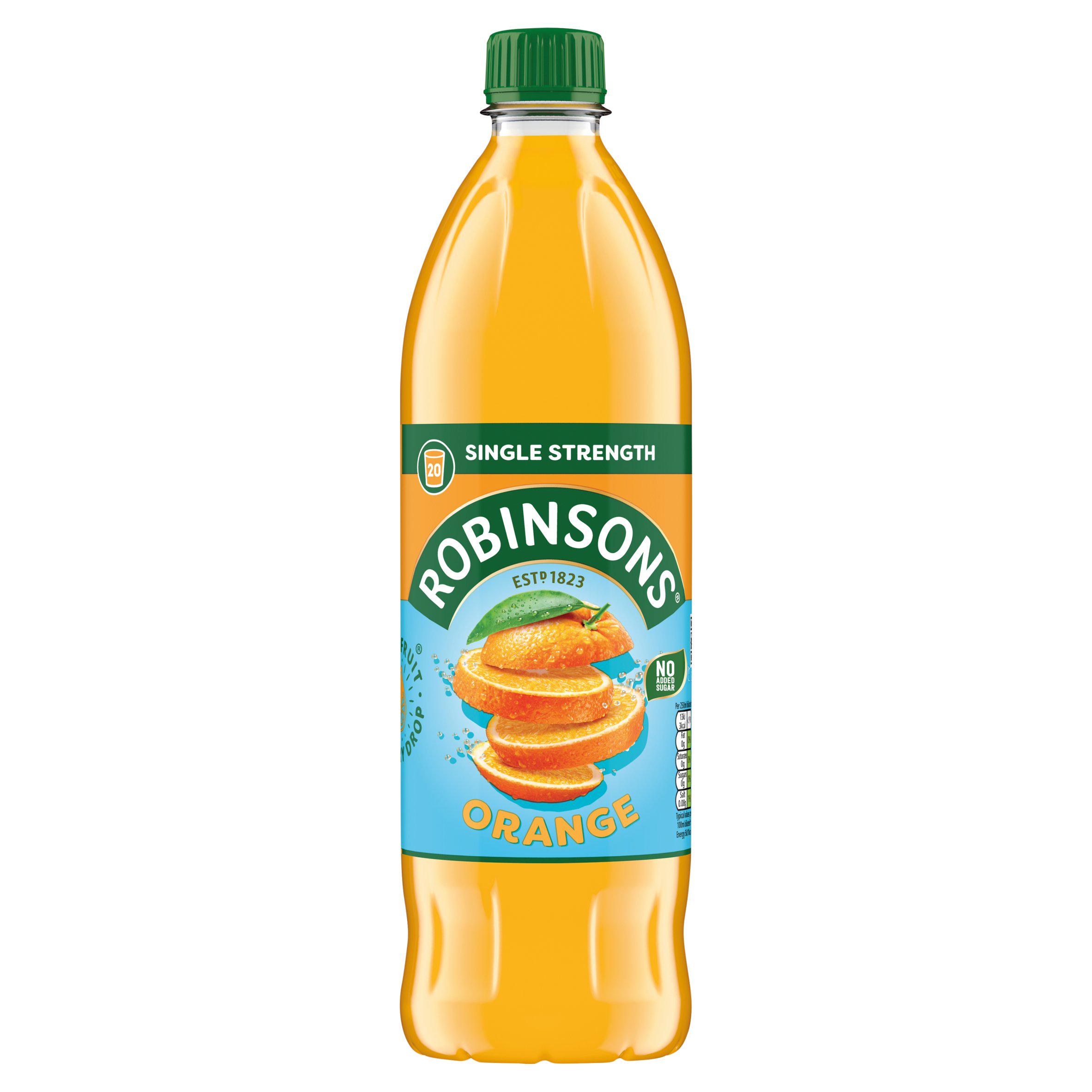 Robinsons Single Strength Orange No Added Sugar