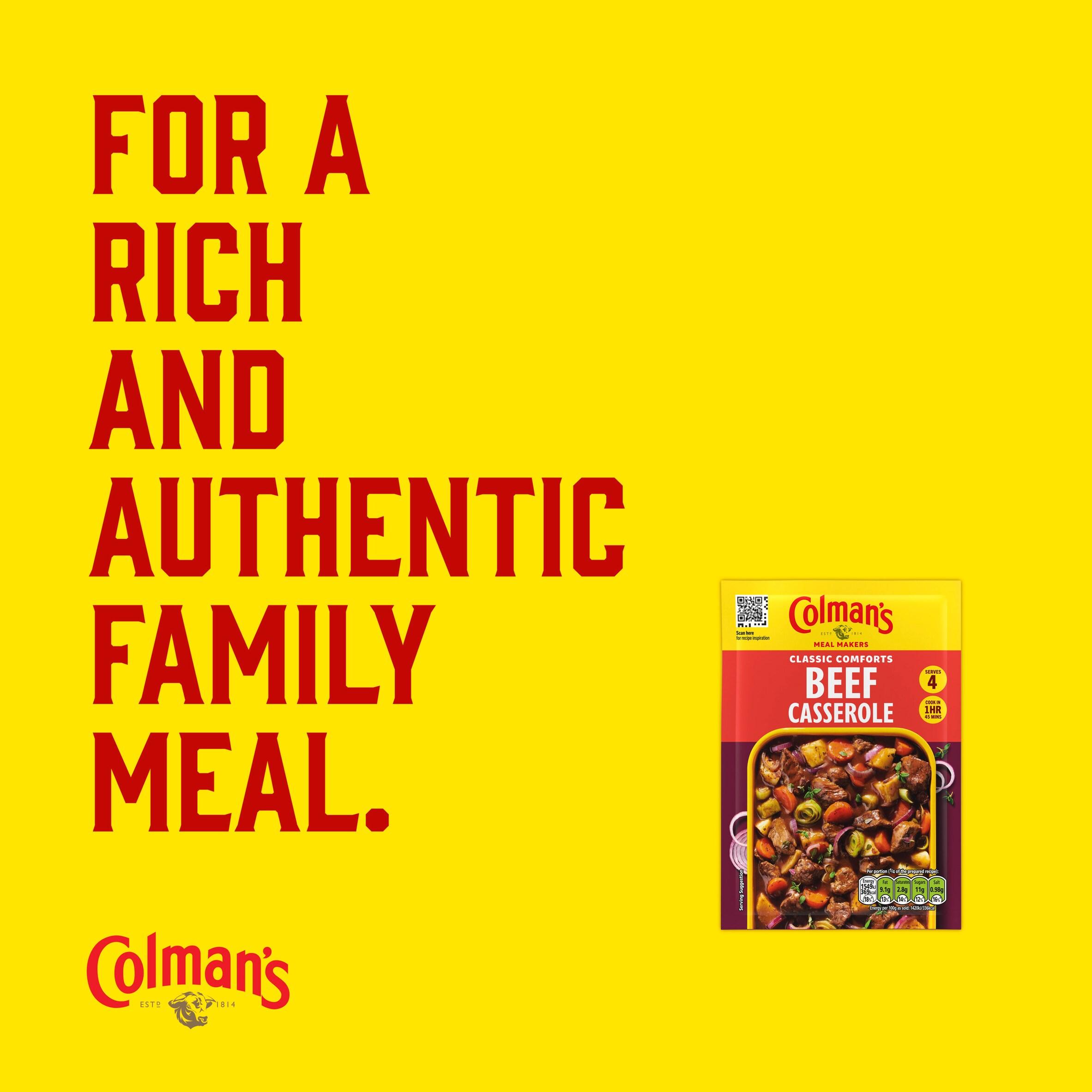 Colman's Recipe Mix Beef Casserole 40g thumbnail 4