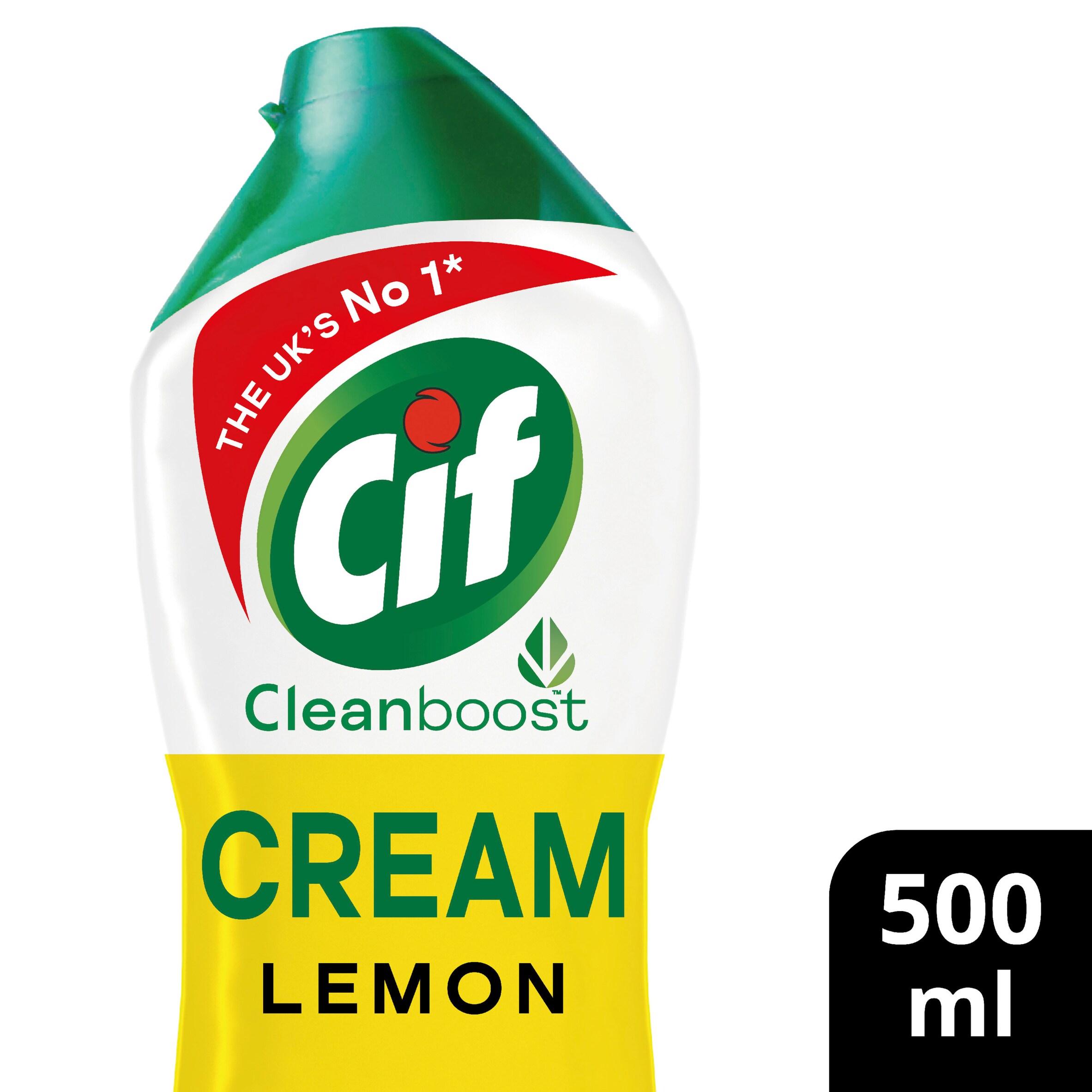 Cif Lemon Cream Cleaner Multipurpose 500ml thumbnail 6