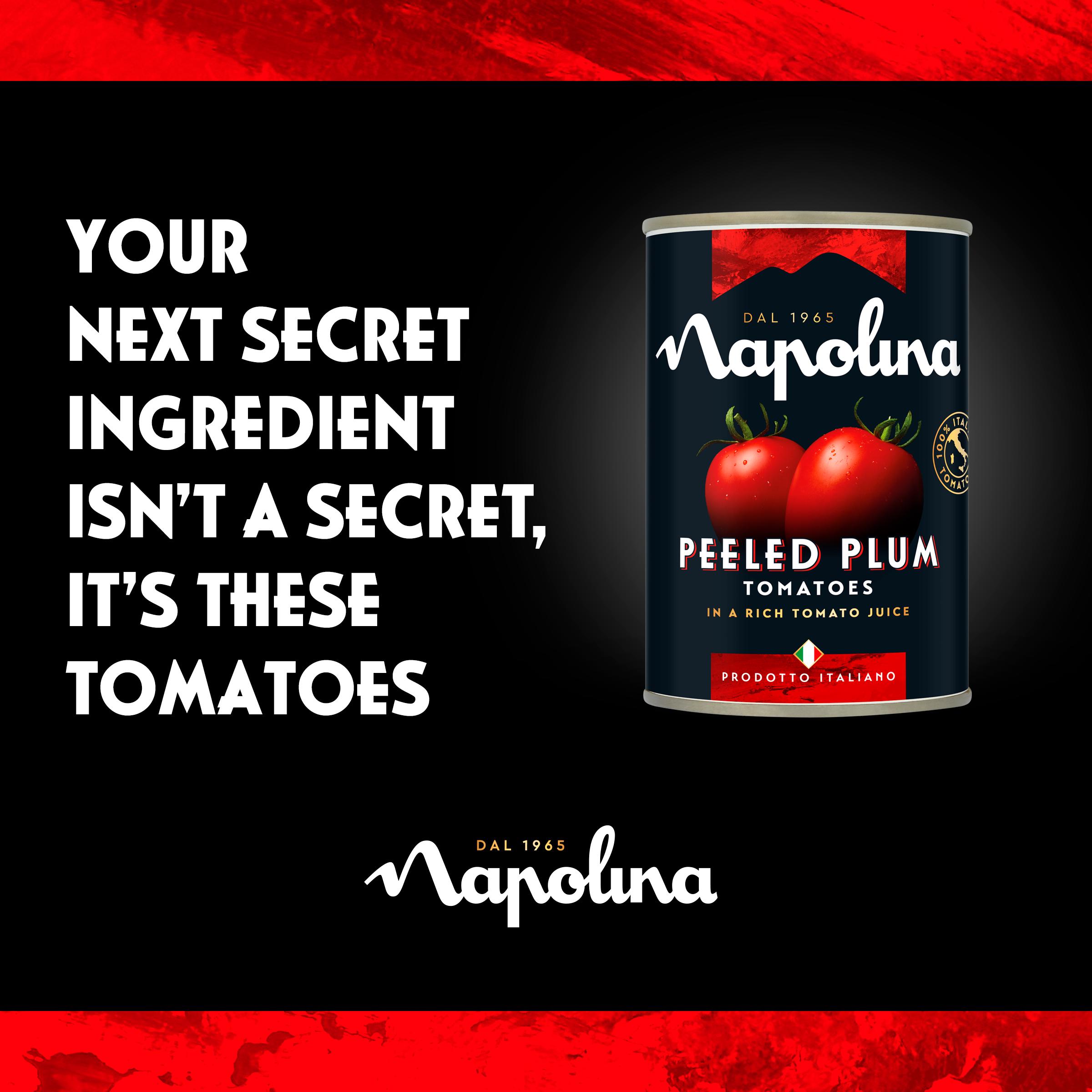 Napolina Peeled Plum Tomatoes 400g thumbnail 2