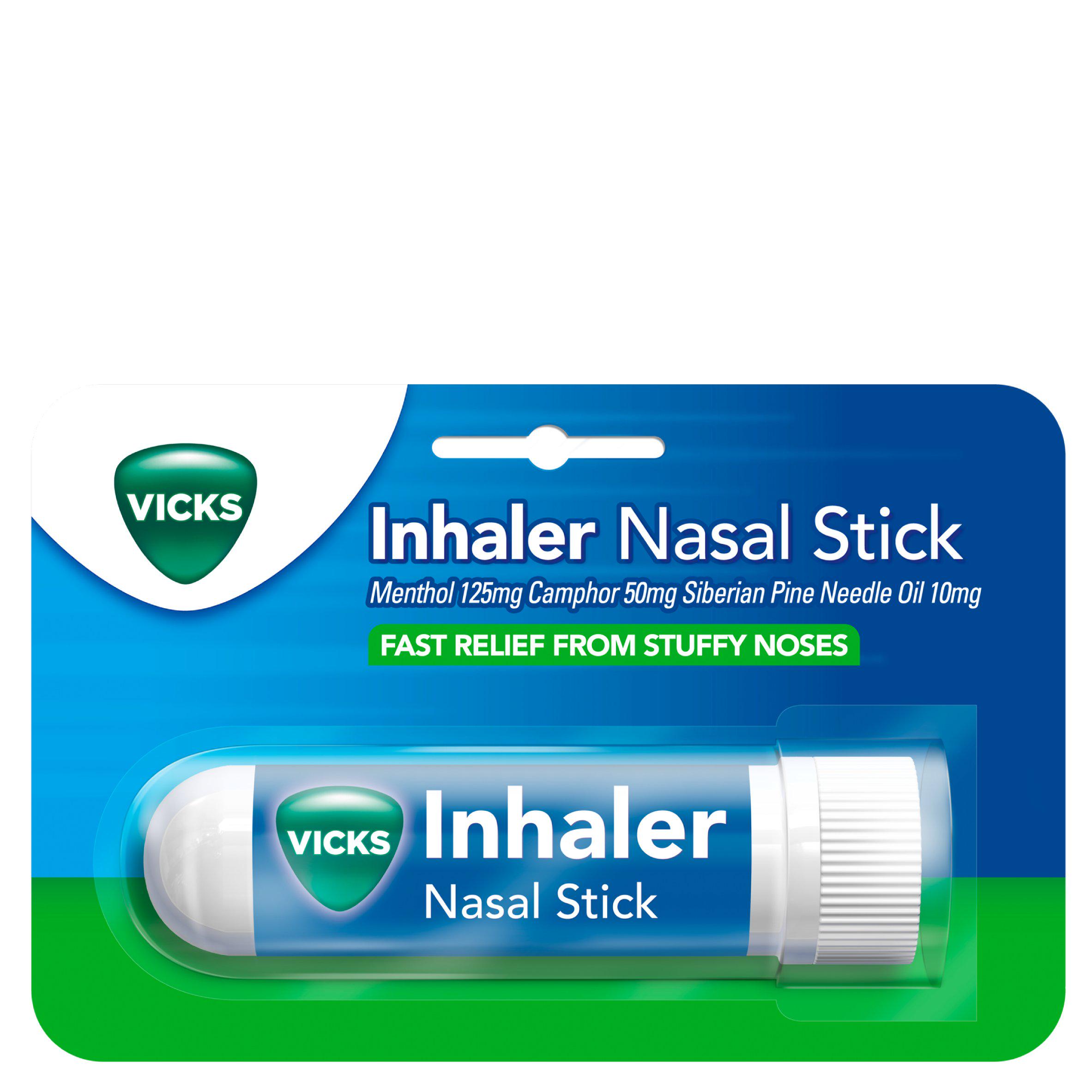 Vicks Inhaler Fast Acting Decongestant For Blocked Nose Relief Stick