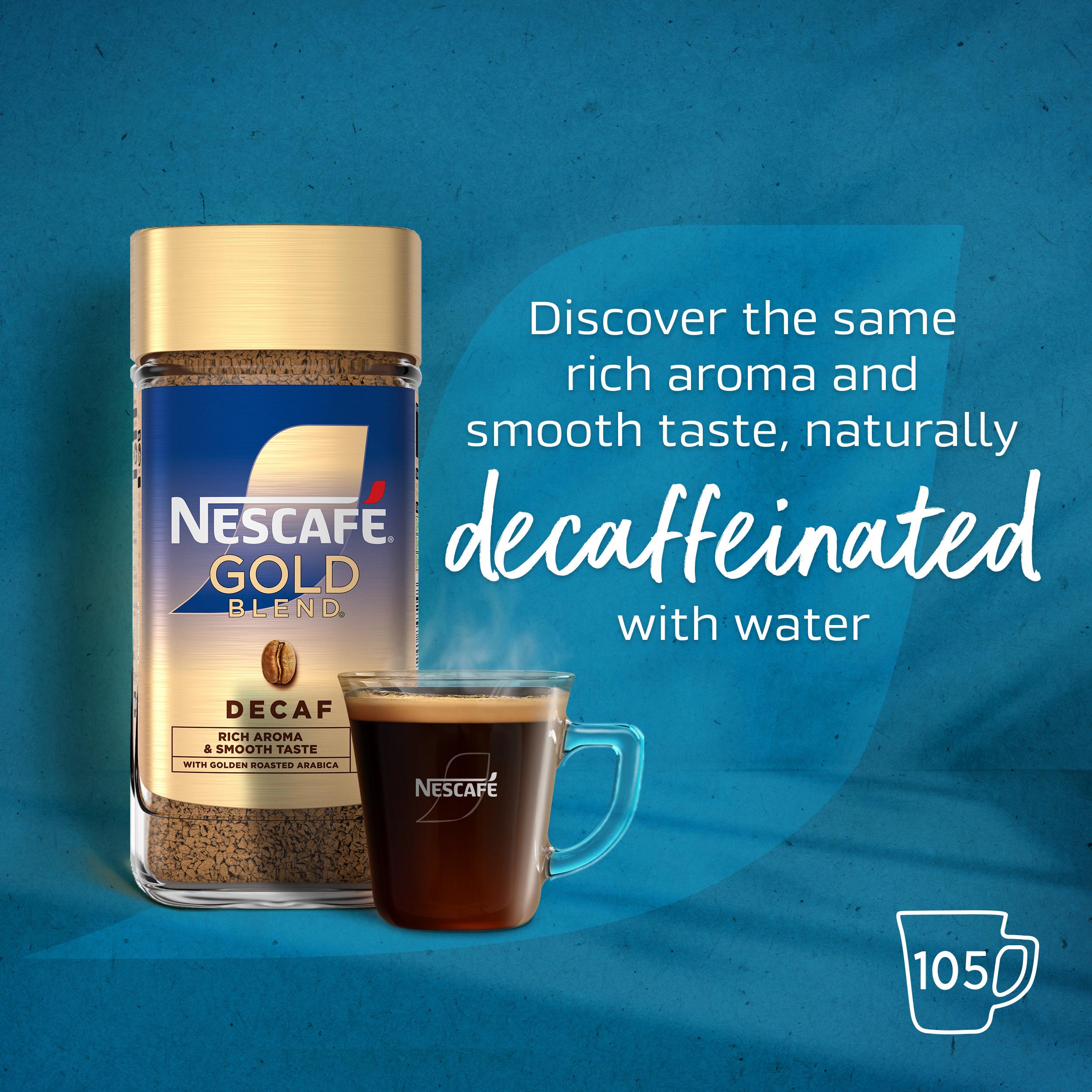 Nescafe Gold Blend Decaf Instant Coffee 190g thumbnail 3