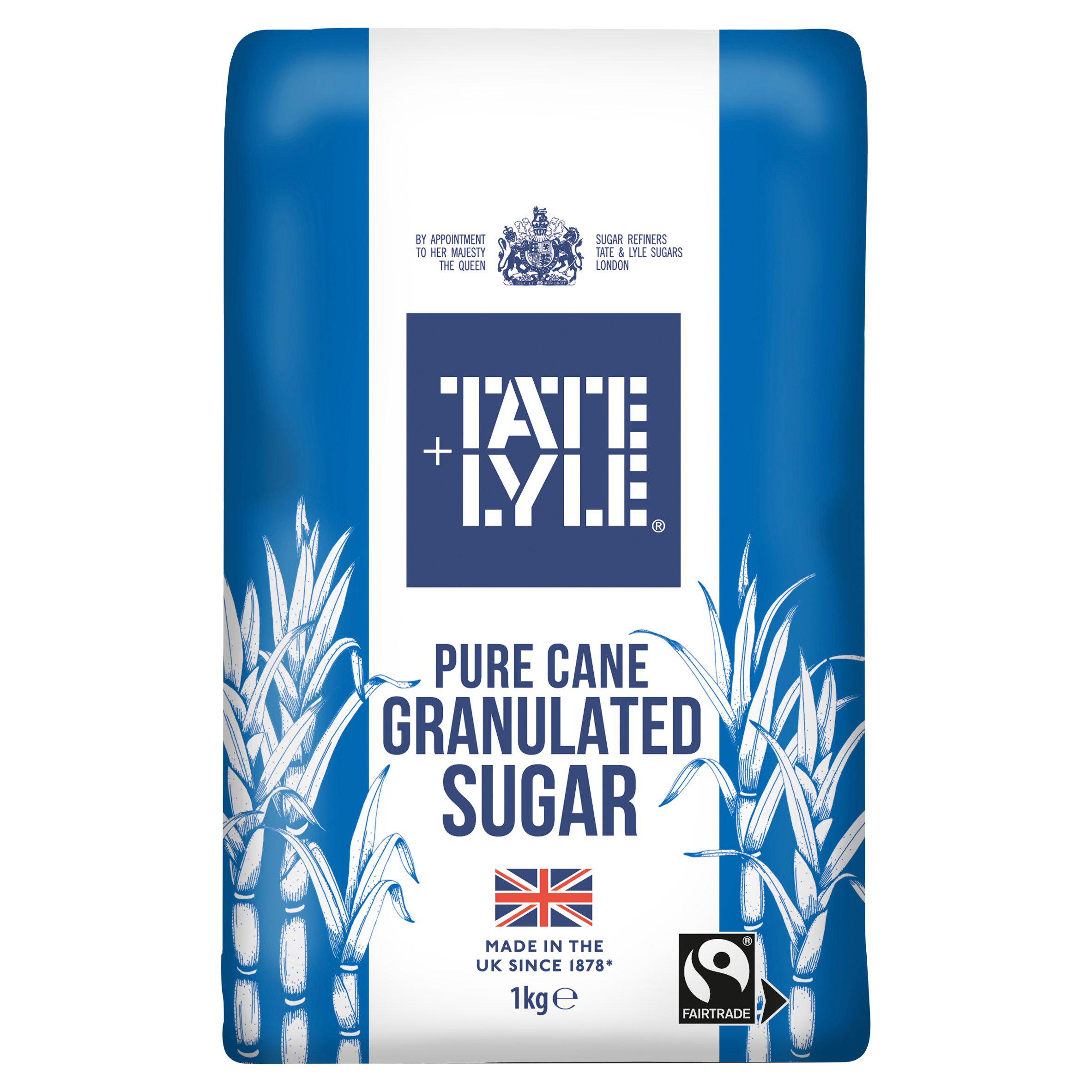 Tate & Lyle 1kg Fairtrade Pure Cane Granulated Sugar